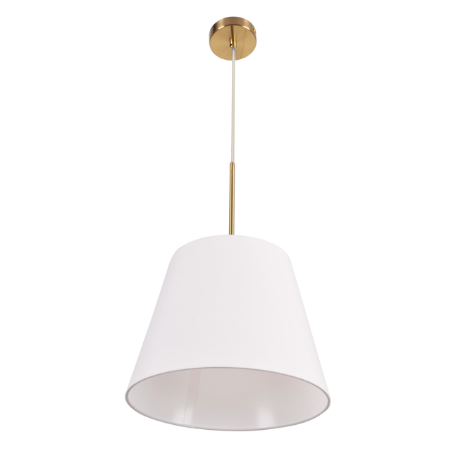 Lampa wisząca Elena biało-złota E27 Goldlux