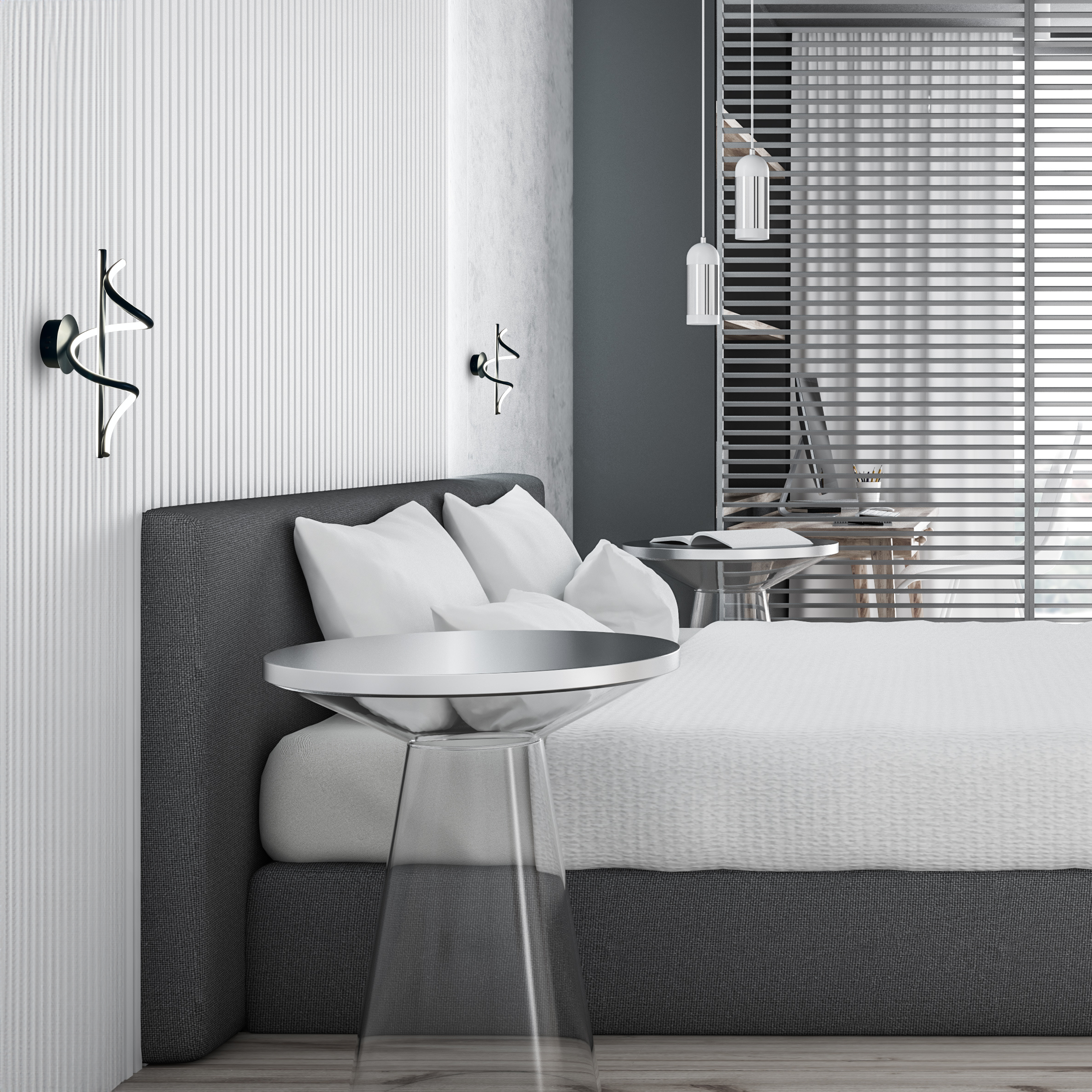 Kinkiet Twist czarny LED Milagro - 2