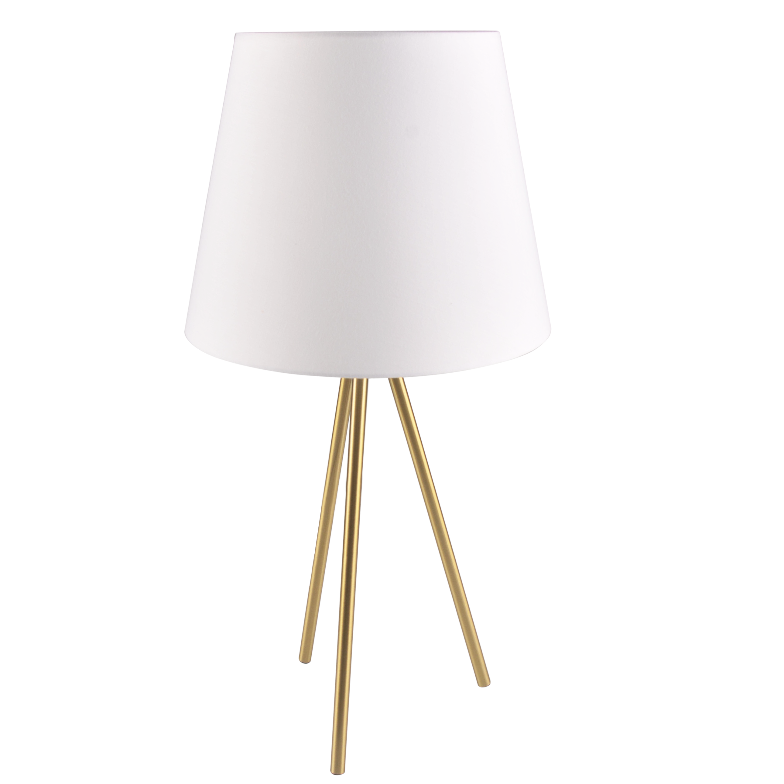 Lampa stołowa Elena biało-złota E27 Sanico