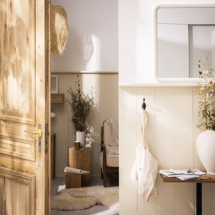 Perchero de gancho para atornillar SPACEO negro 
