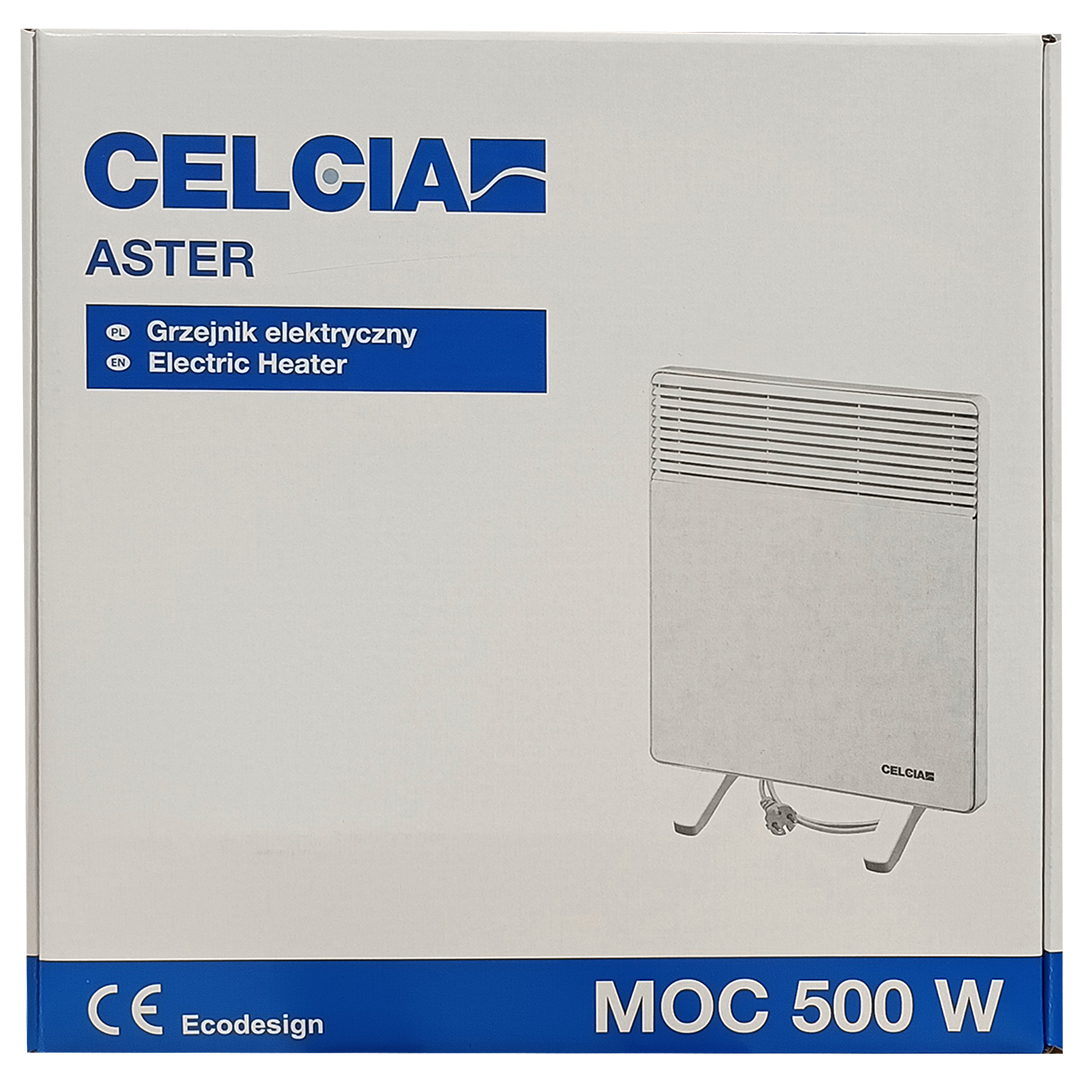 Grzejnik konwektorowy stały ASTER 500W IP20 CELCIA - 3