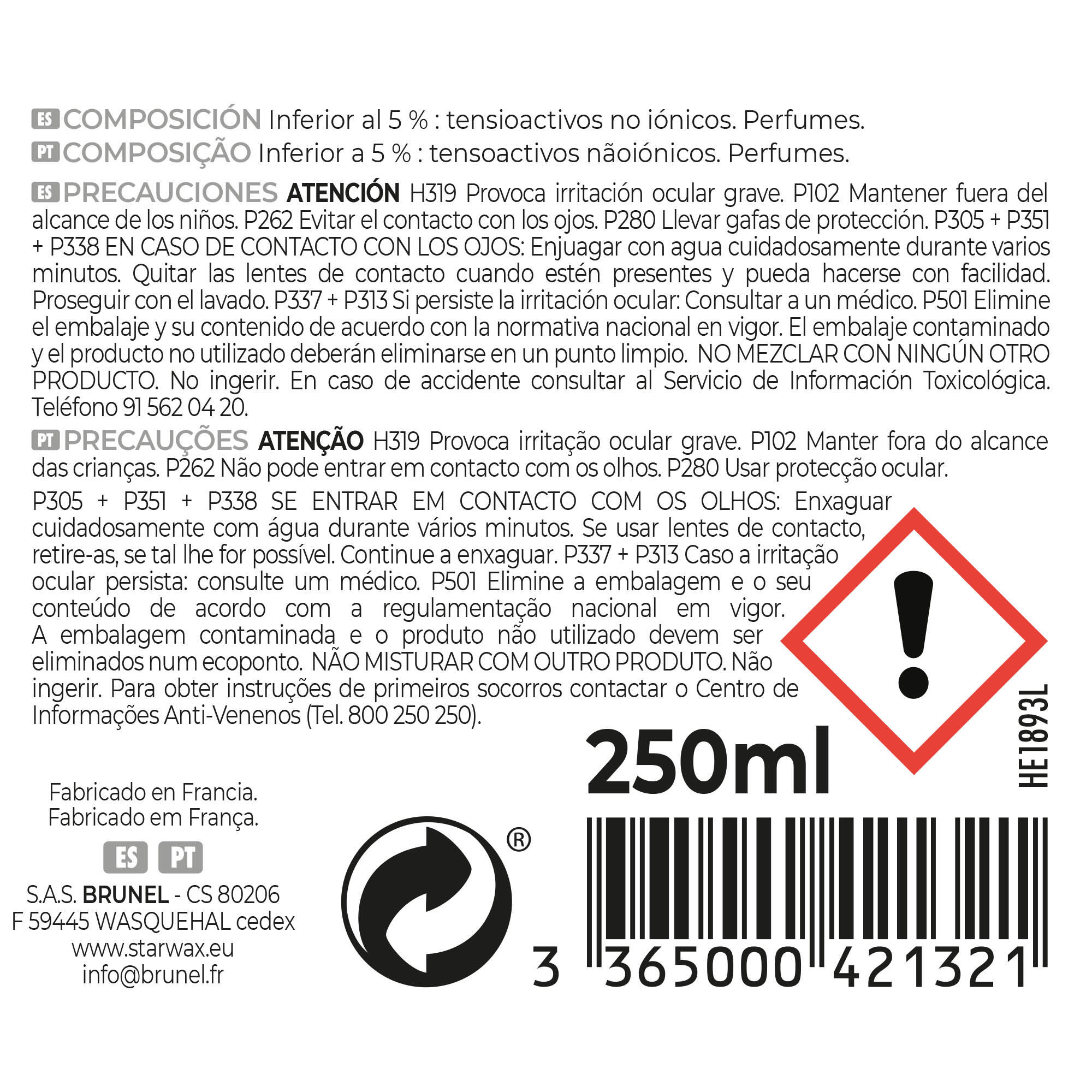 Limpiador para plata STARWAX 0,25L - 3