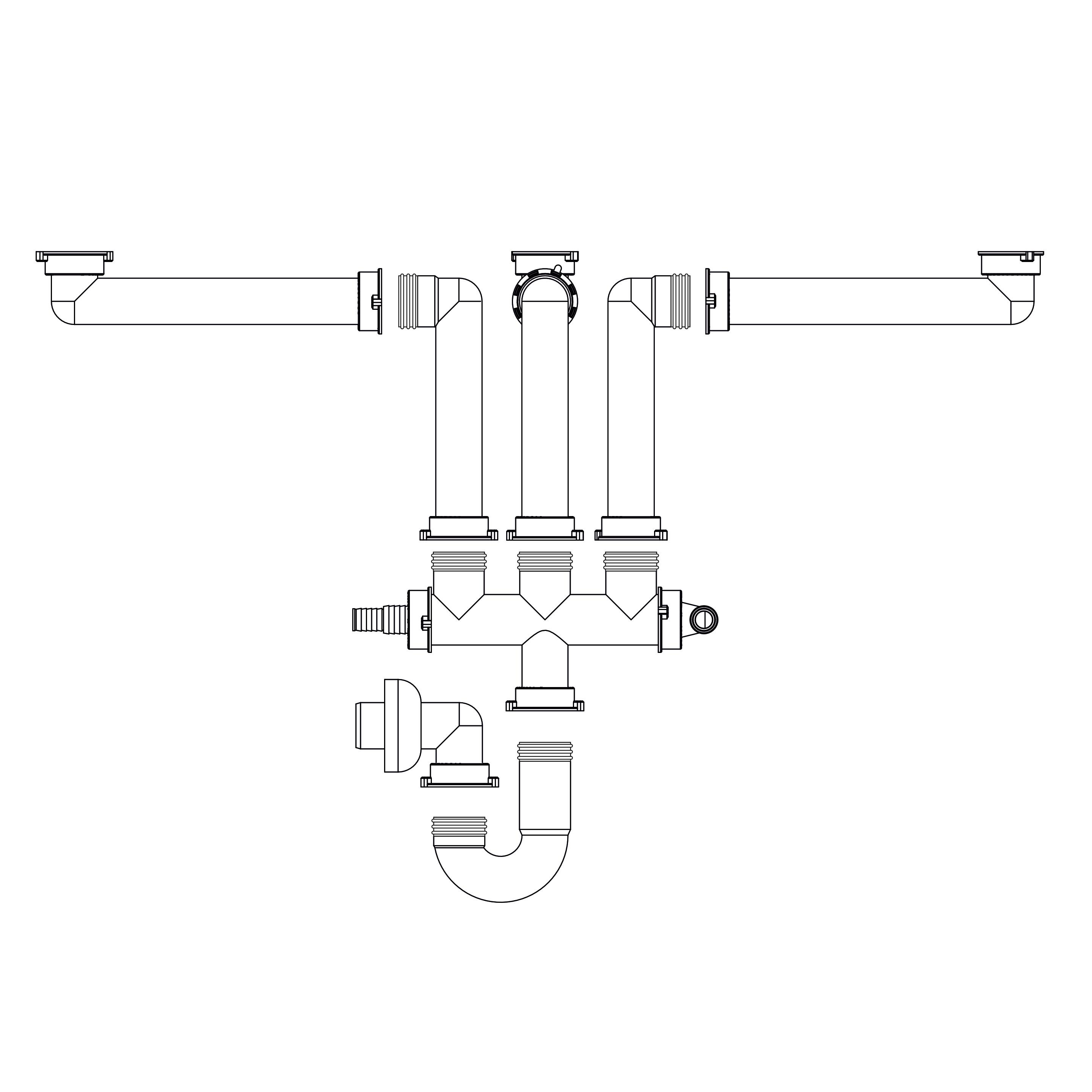 Syfon wanny automat GL7001CH chrom GERMANLINE - 3