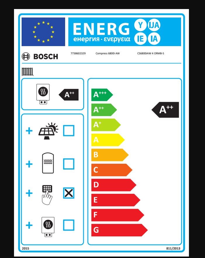 Pompa ciepła powietrzno-wodna CS6800iAW ORMB-S 4KW BOSCH - 3