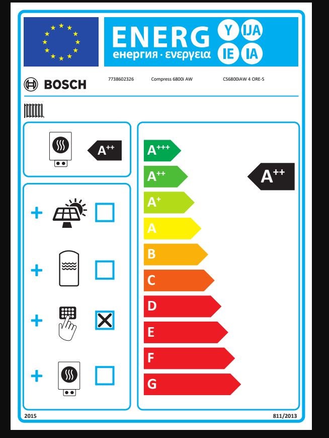 Pompa ciepła powietrzno-wodna CS6800iAW ORE-S 4KW BOSCH - 4
