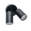 APLIQUE DOBLE PIXA NEGRO IP44 GU10 16W  - 2