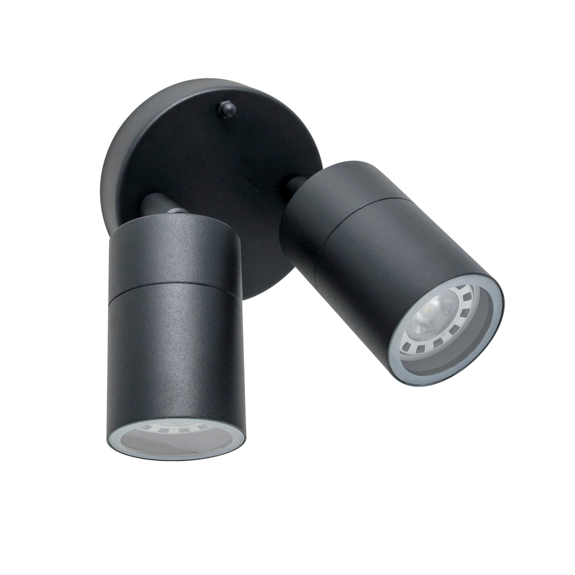 APLIQUE DOBLE PIXA NEGRO IP44 GU10 16W  - 2