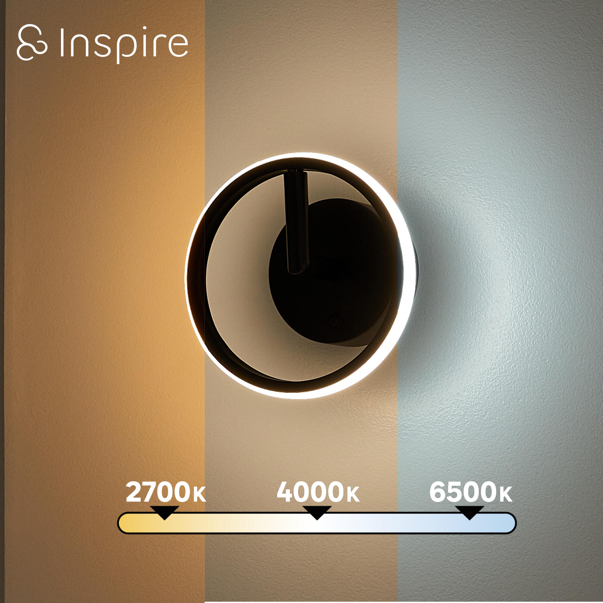 Kinkiet Kapeo czarny LED Inspire - 14