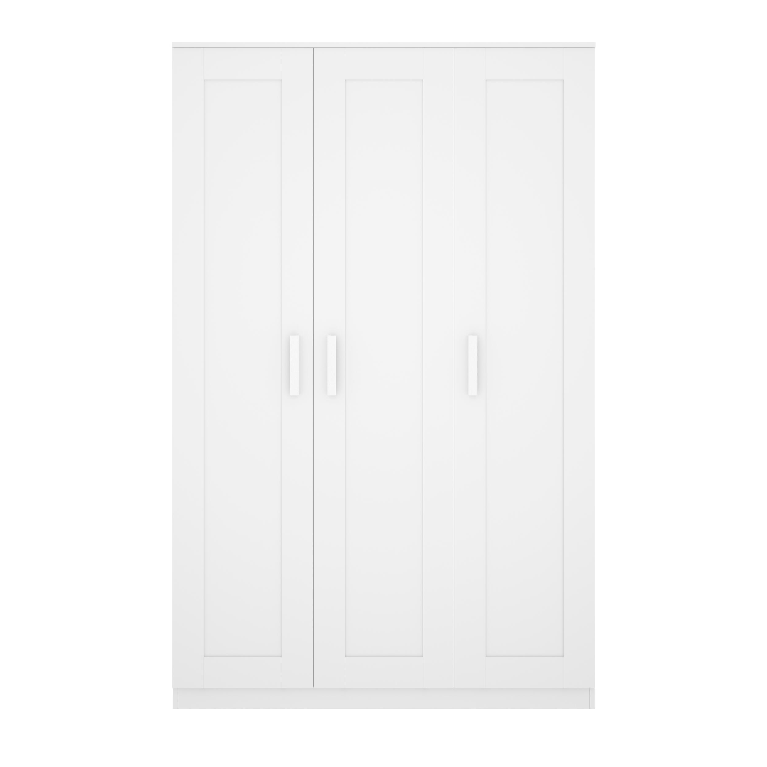 Roupeiro Classic 3 portas 151X52X206CM branco - 2