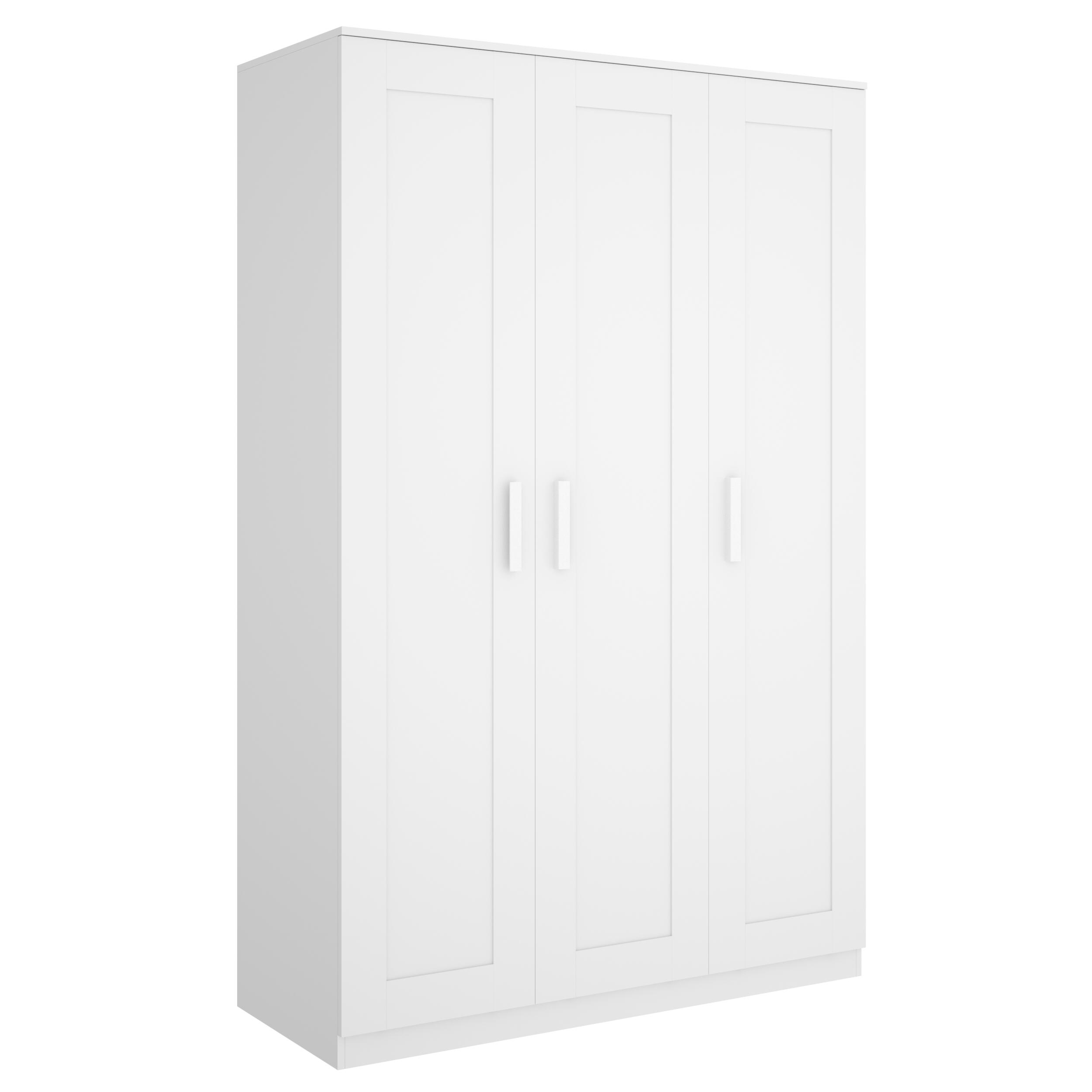 Roupeiro Classic 3 portas 151X52X206CM branco - 3