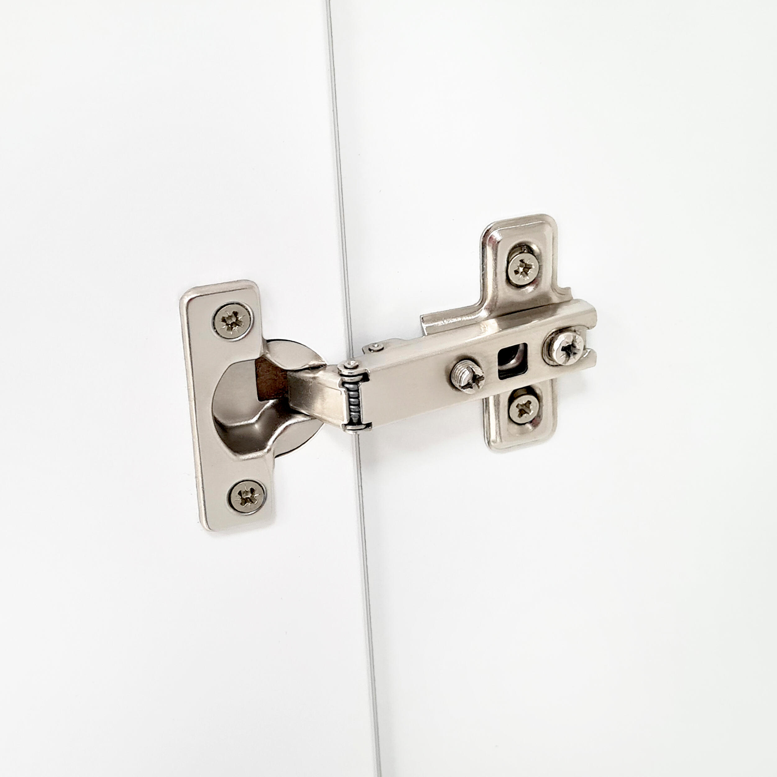 Armario puerta abatible Basic 200x215x52cm con 4 puertas color blanco - 9