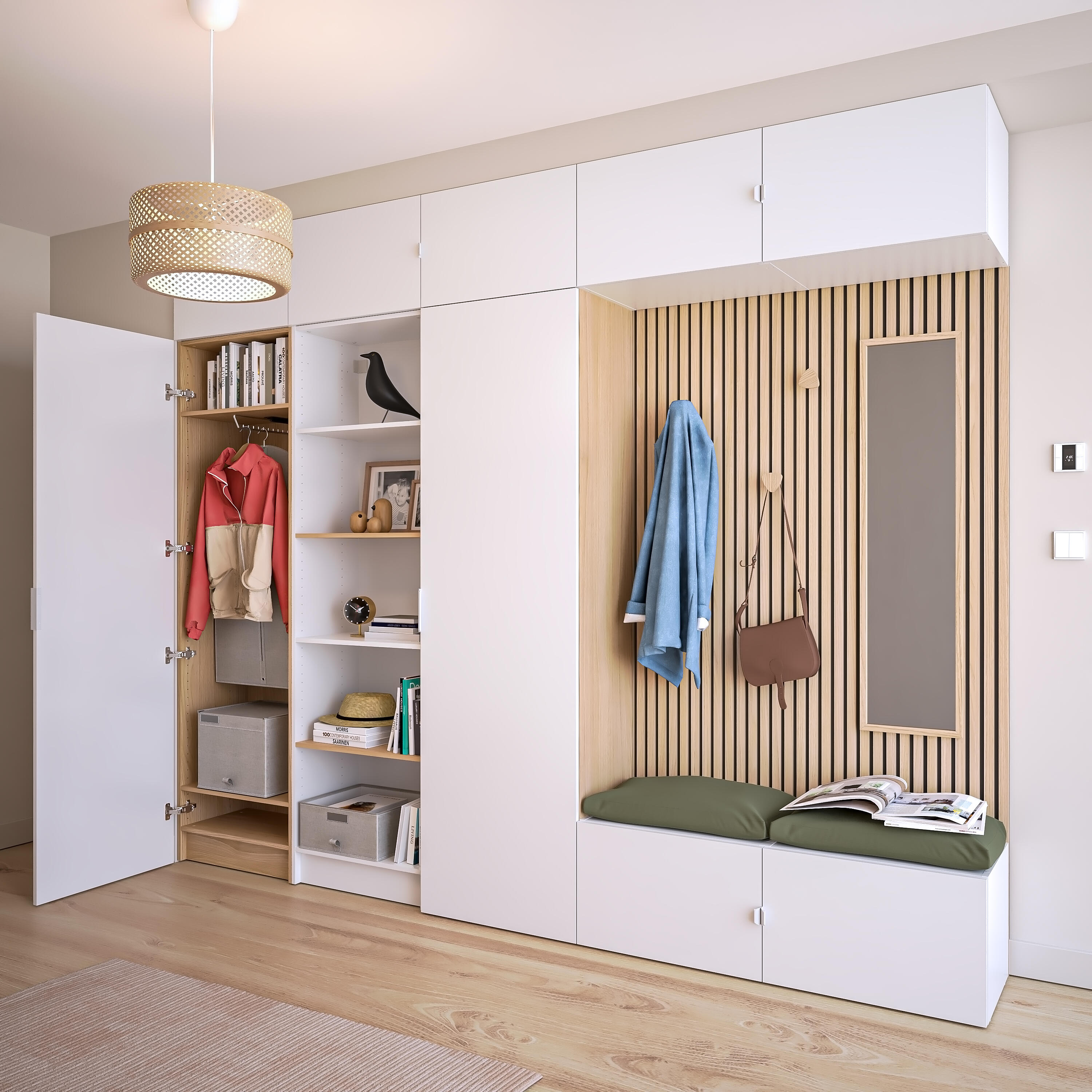 Módulo 38,4x60x38 cm branco Spaceo Evo'M - 14