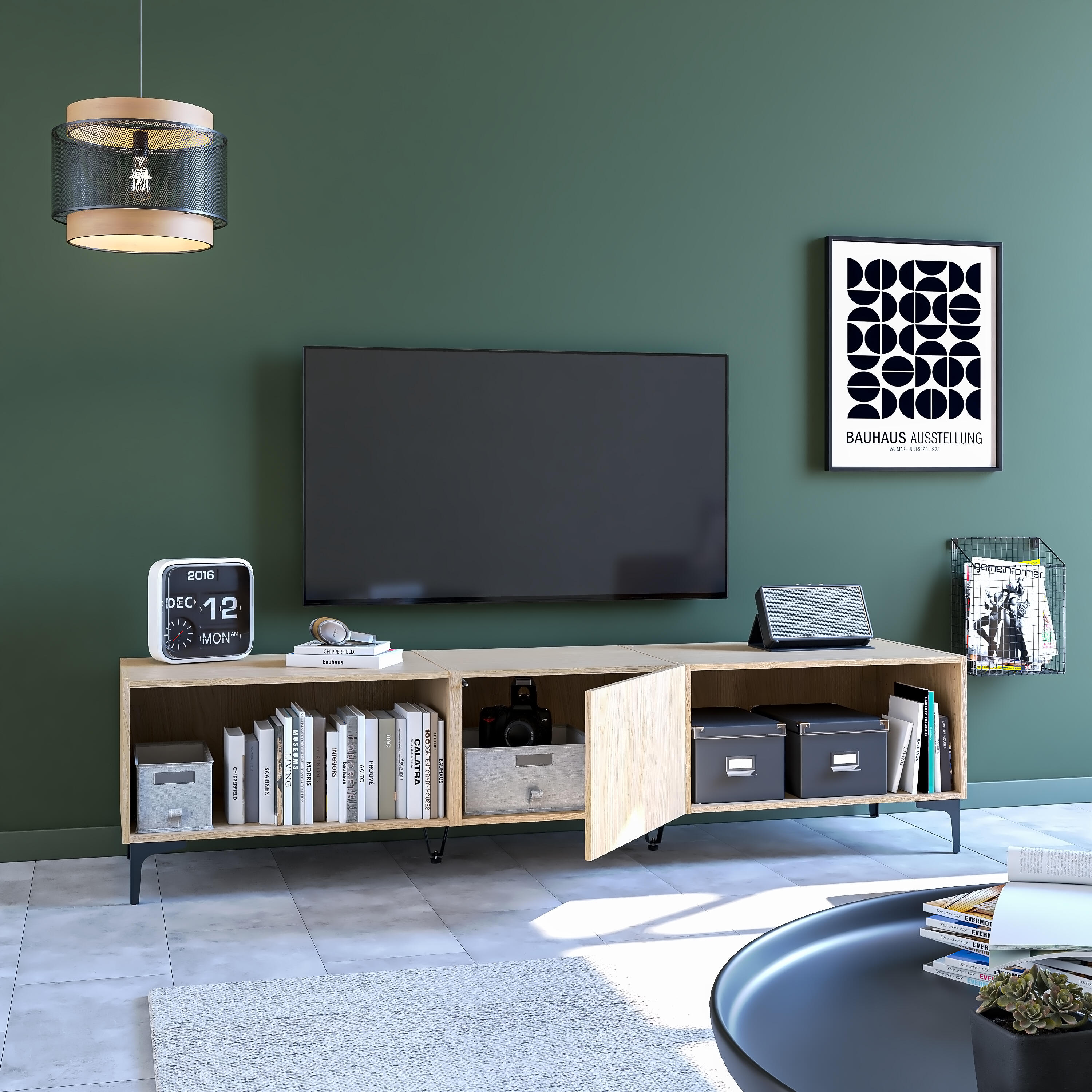 Módulo 38,4x80x54 cm carvalho Spaceo Evo'M - 15