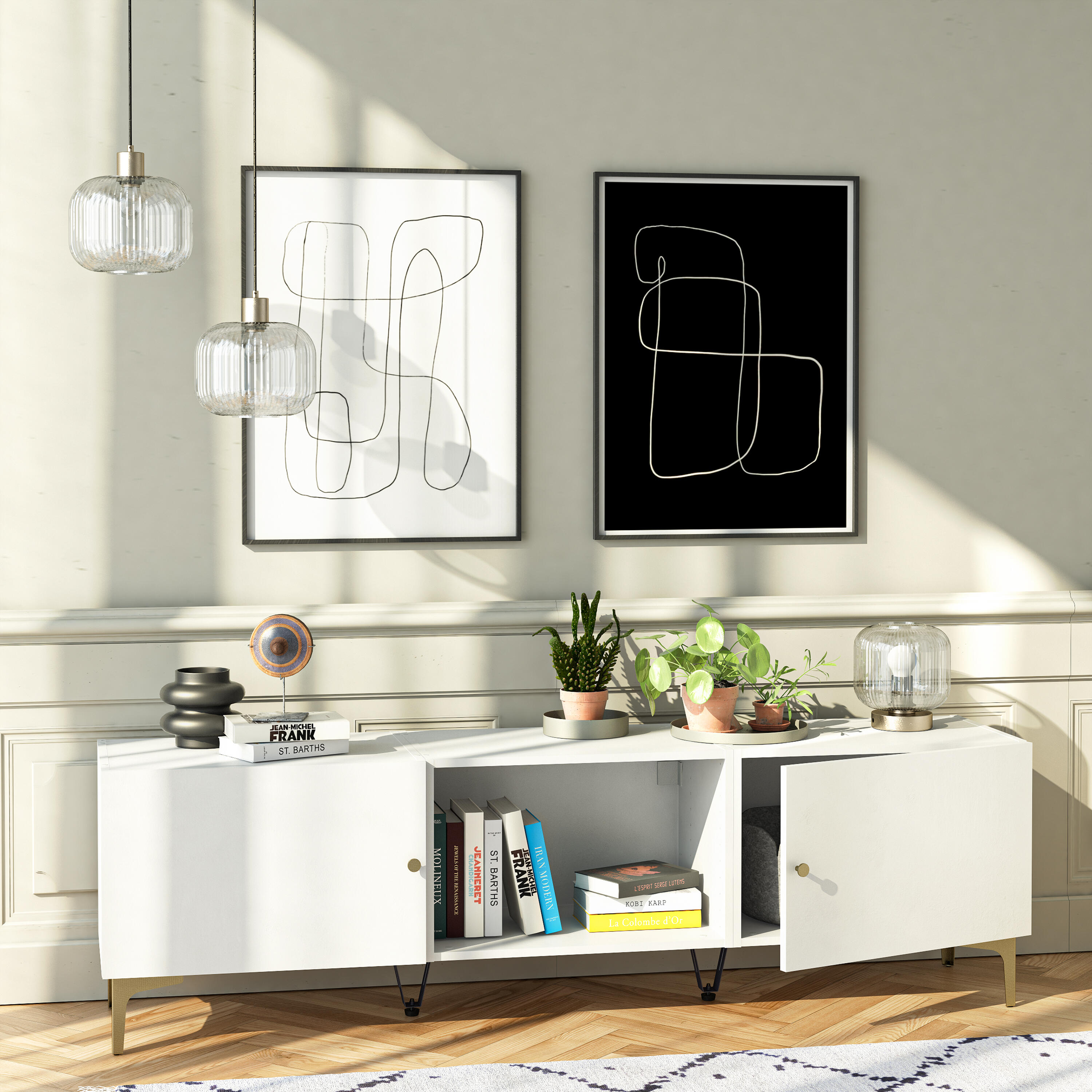 Módulo 38,4x60x38 cm branco Spaceo Evo'M - 13