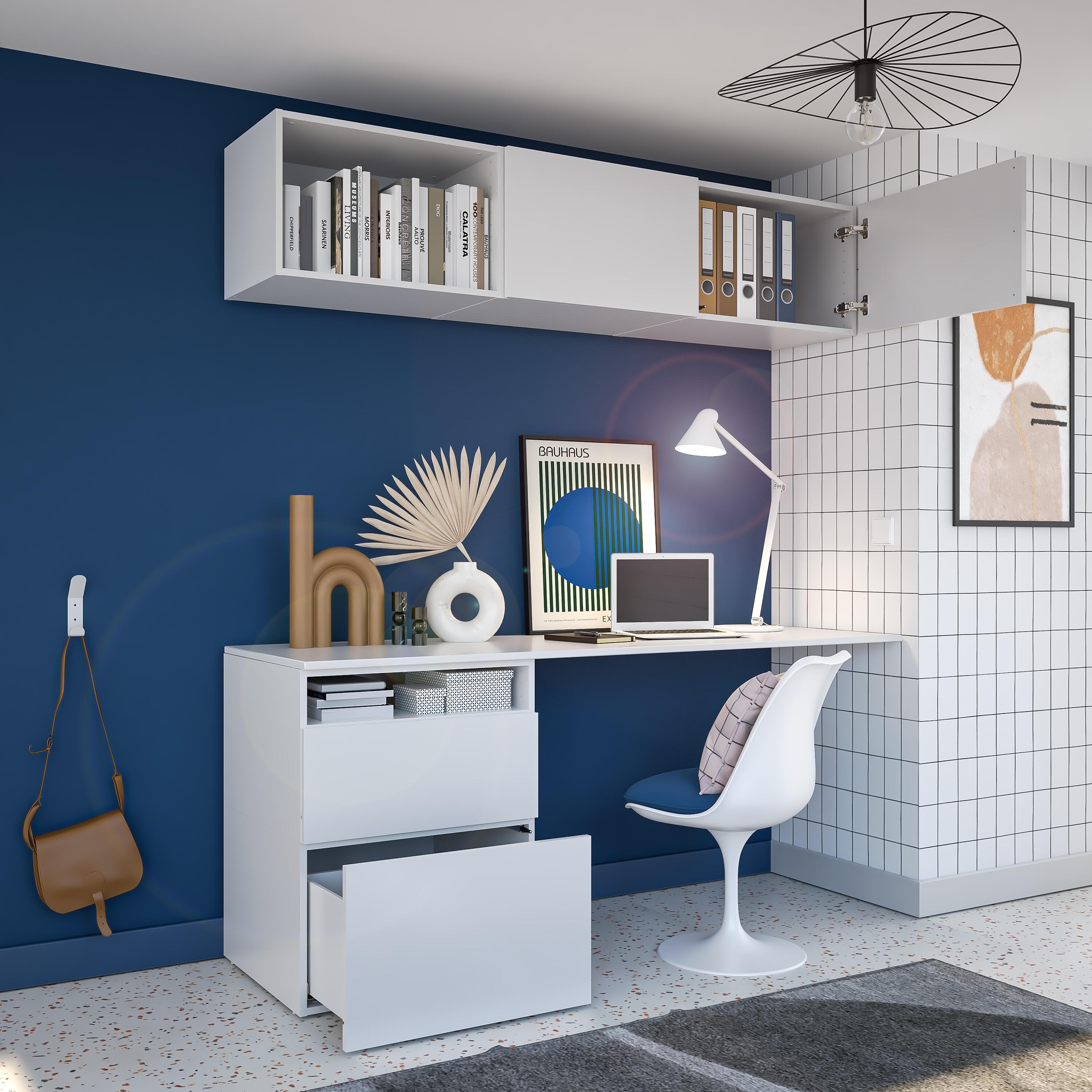 Módulo 38,4x60x38 cm branco Spaceo Evo'M - 10