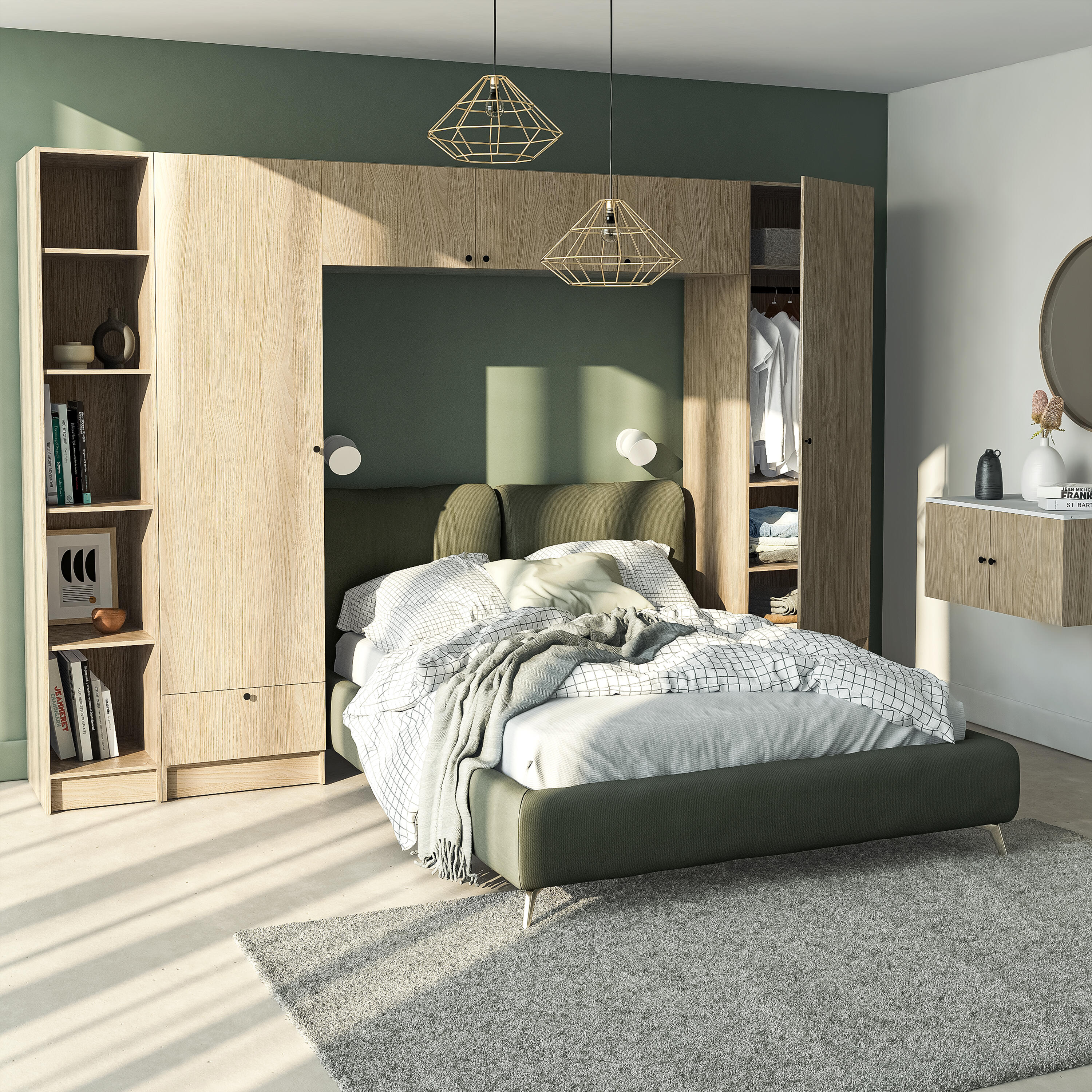 Porta de bater 204,8x60 cm carvalho Spaceo Evo'M Riga - 7