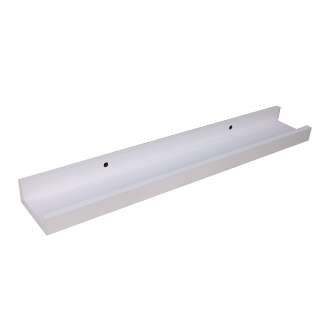 Półka ścienna profil U 60x10 cm biała Spaceo