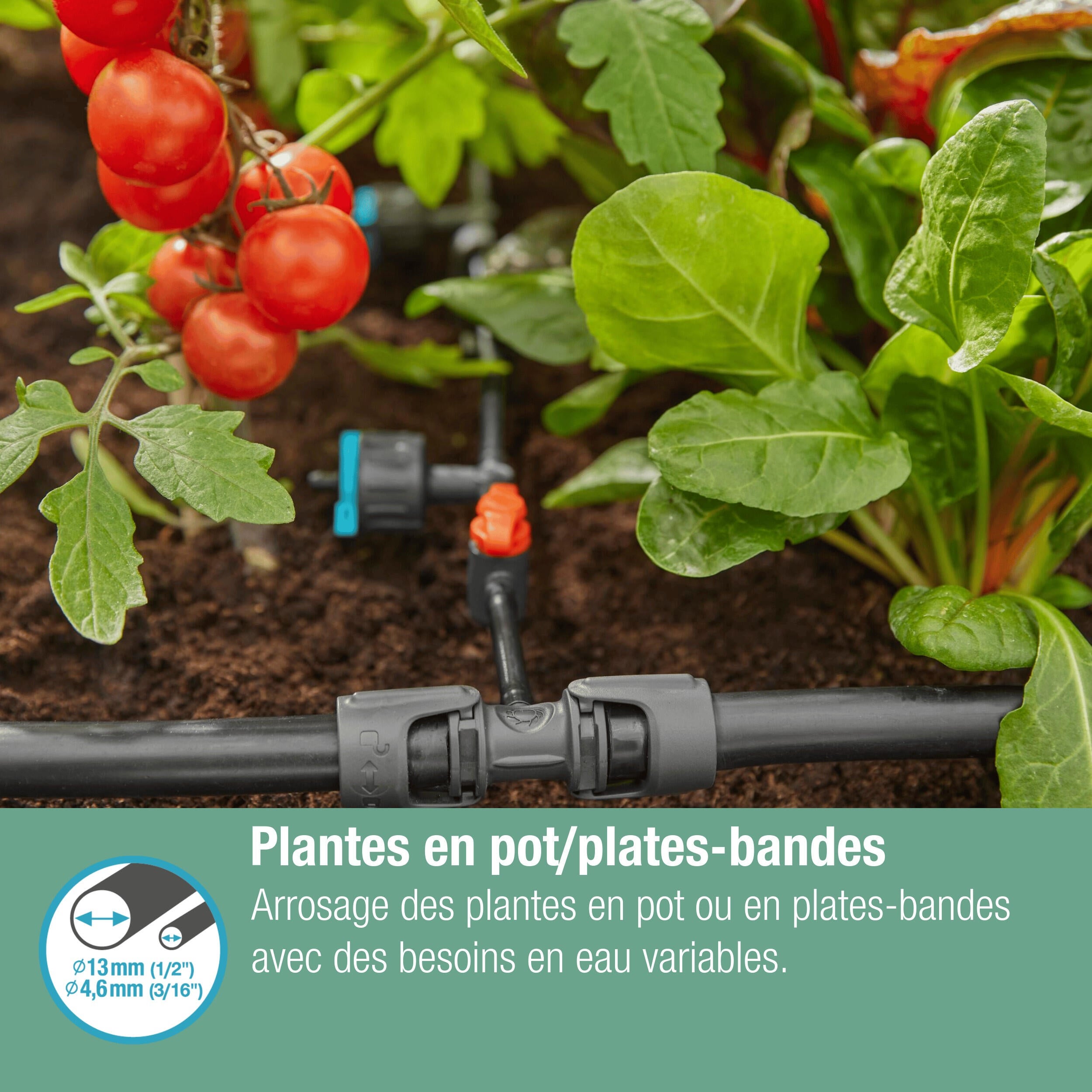 Goutteur en ligne réglable et régulateur de pression 1-8 l/h, 13314-20 GARDENA - 6