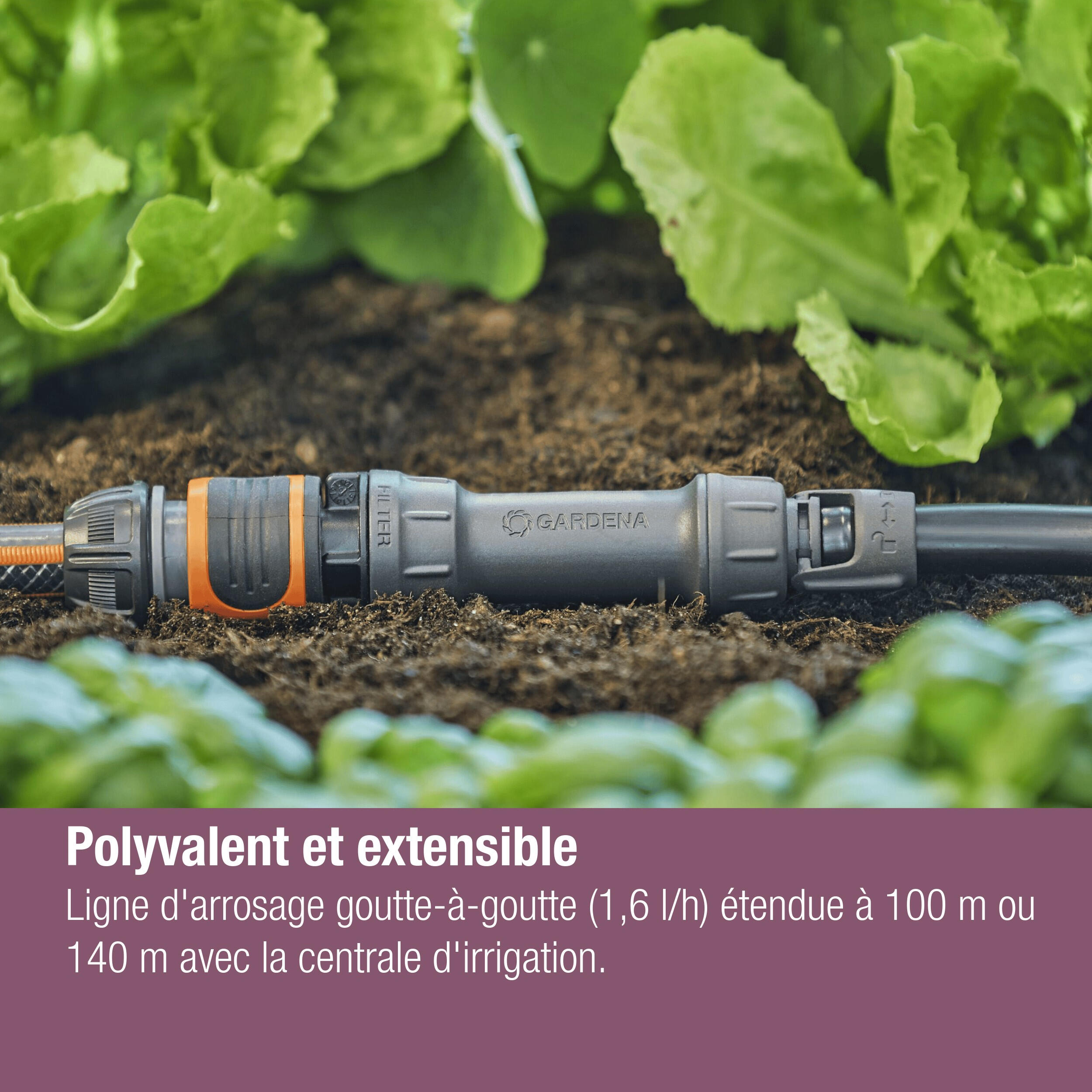 Kit d'arrosage goutte à goutte 50m avec goutteurs intégrés  GARDENA - 9