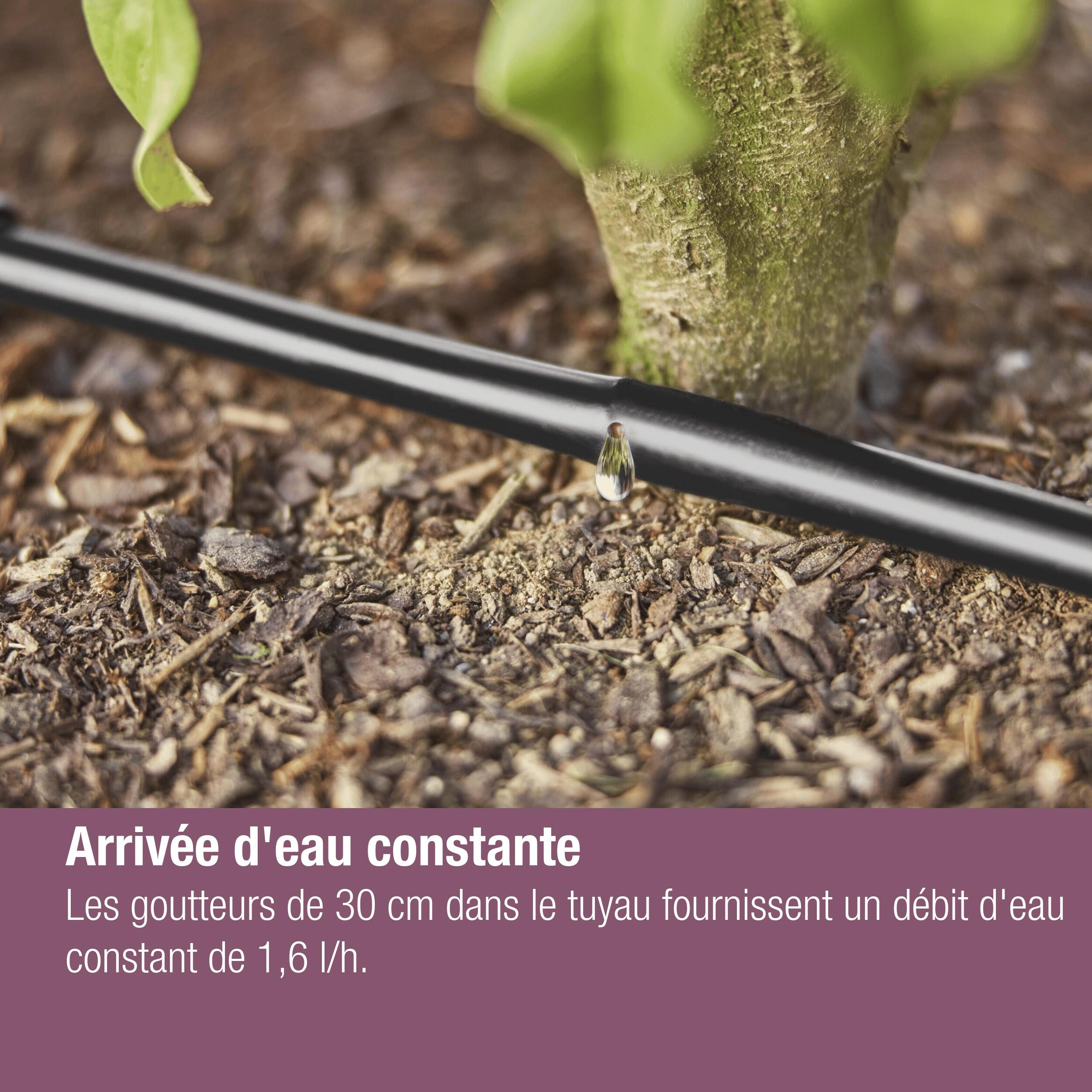 Kit d'arrosage goutte à goutte 50m avec goutteurs intégrés  GARDENA - 8