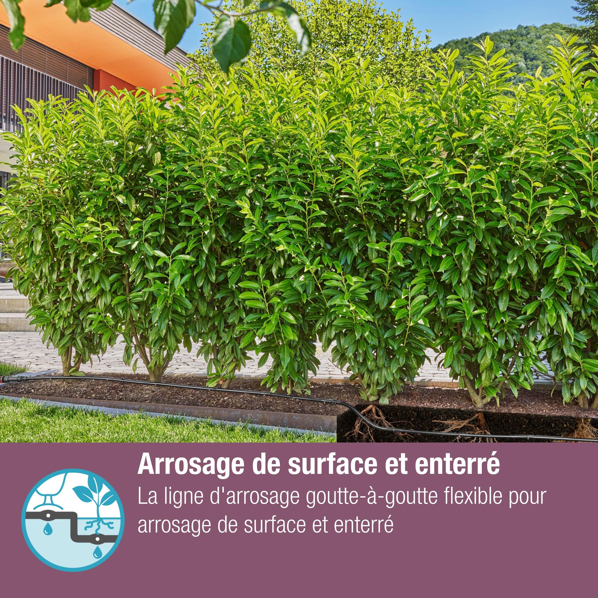 Kit d'arrosage goutte à goutte 50m avec goutteurs intégrés  GARDENA - 6