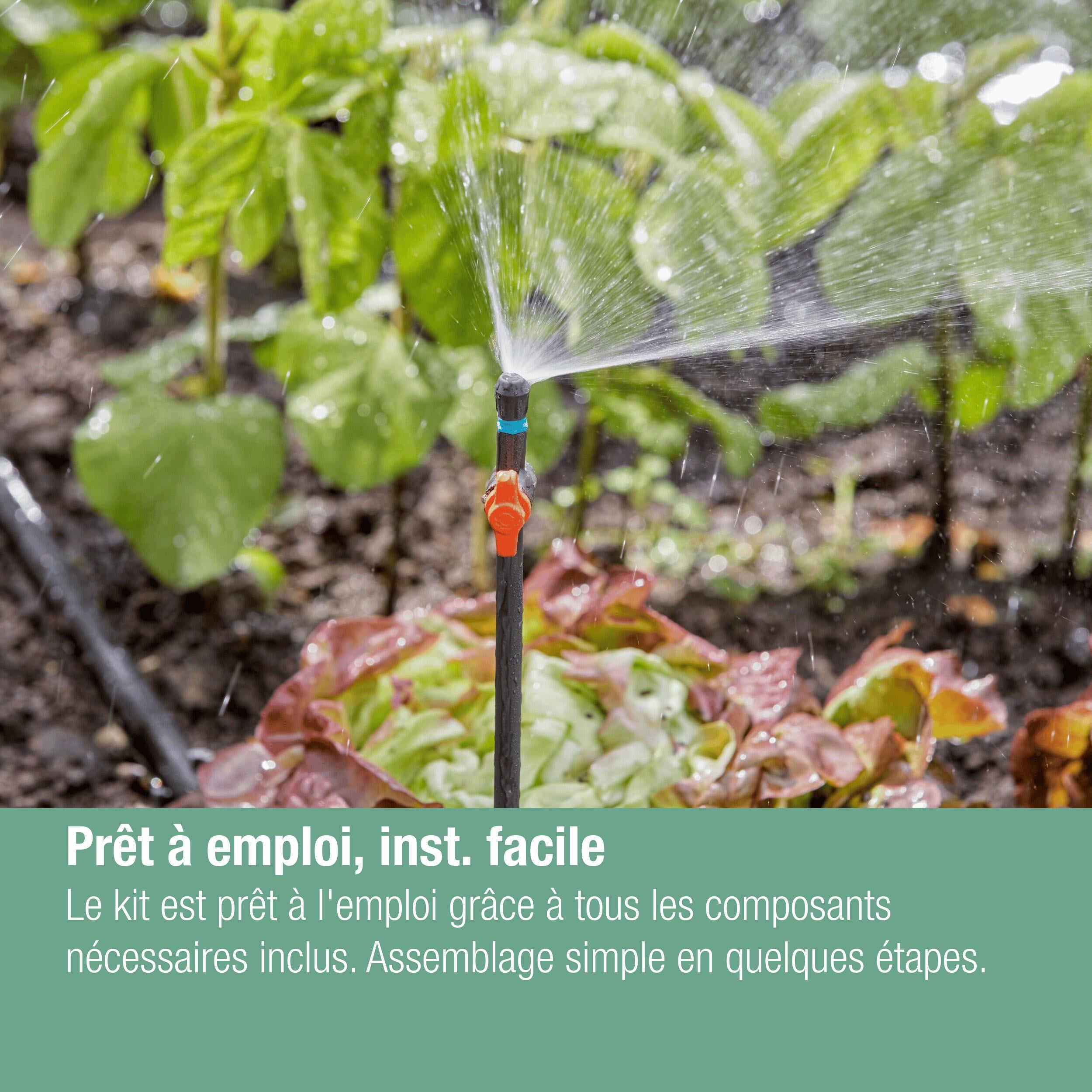 Kit d'arrosage goutte-à-goutte pour potagers jusqu'à 60 m2 GARDENA 13450-20 - 6