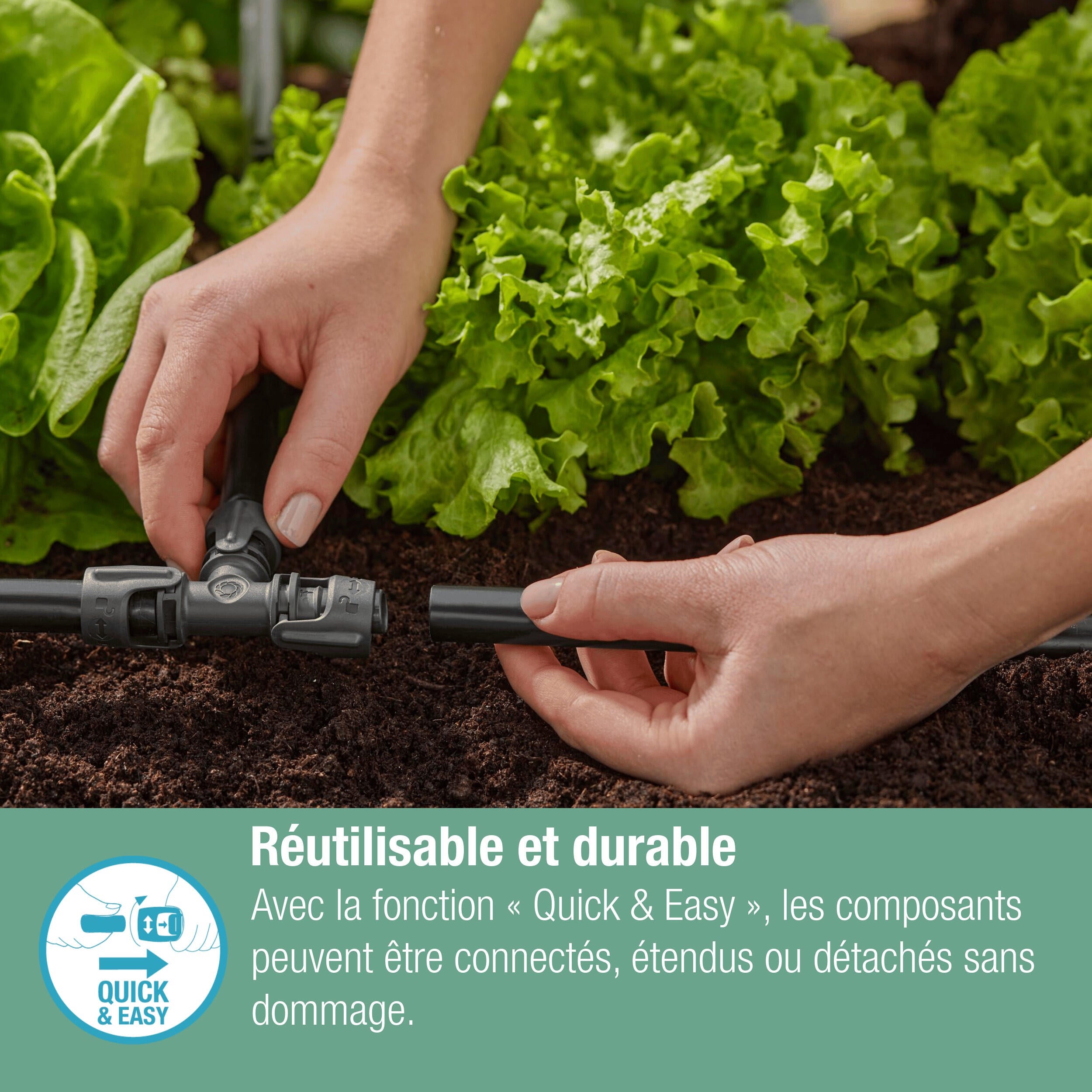 Kit d'arrosage goutte-à-goutte pour potagers jusqu'à 60 m2 GARDENA 13450-20 - 8