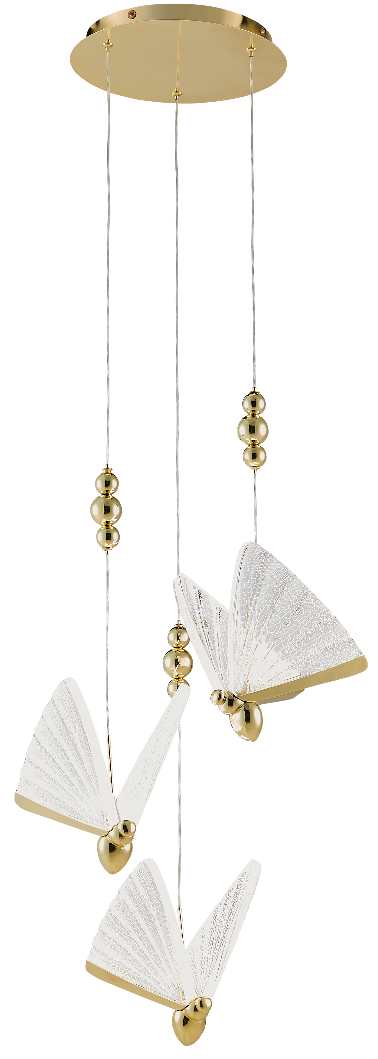Lampa wisząca Mariposa złota LED Light Prestige - 5