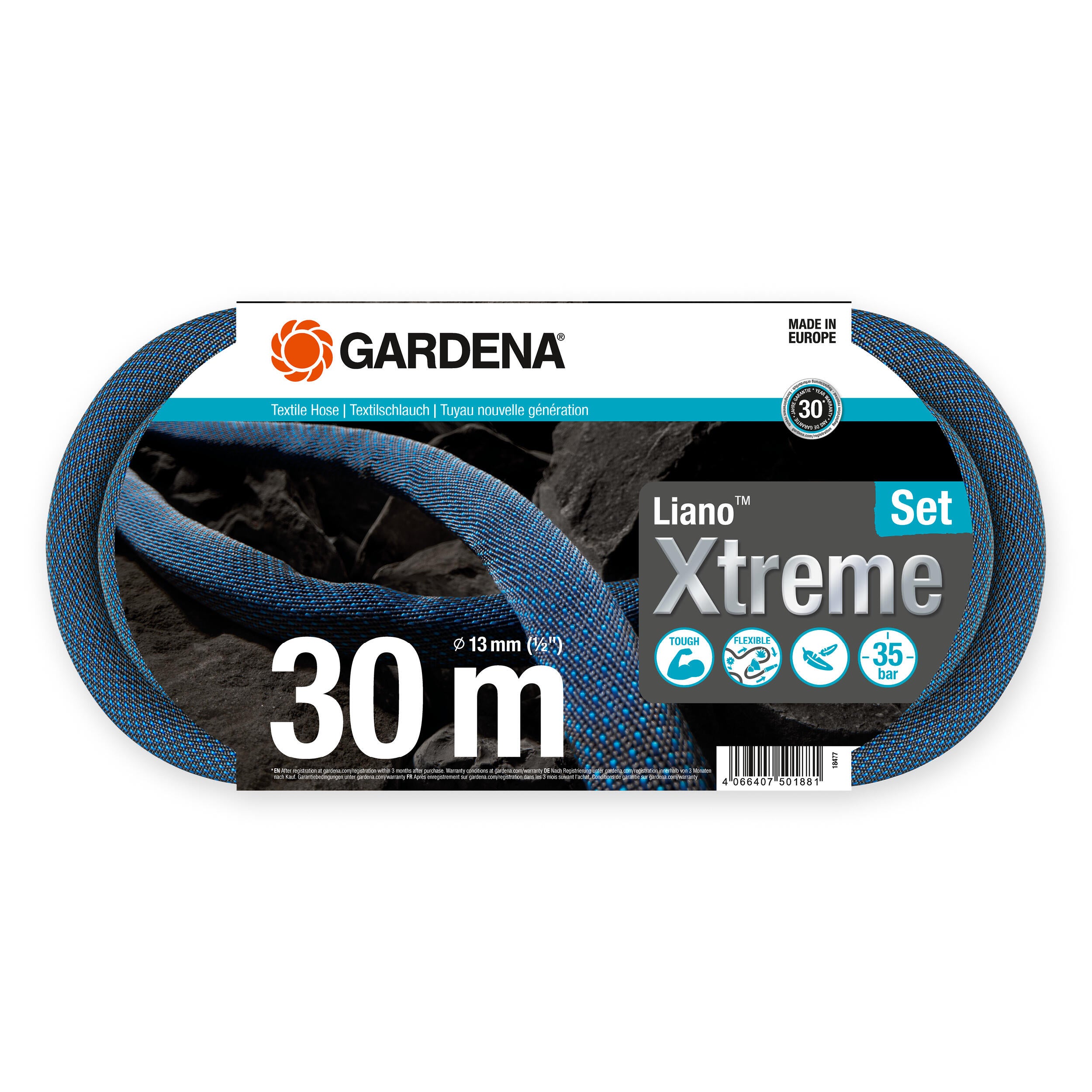 Conjunto mangueira jardim liano Xtreme 30M - 8