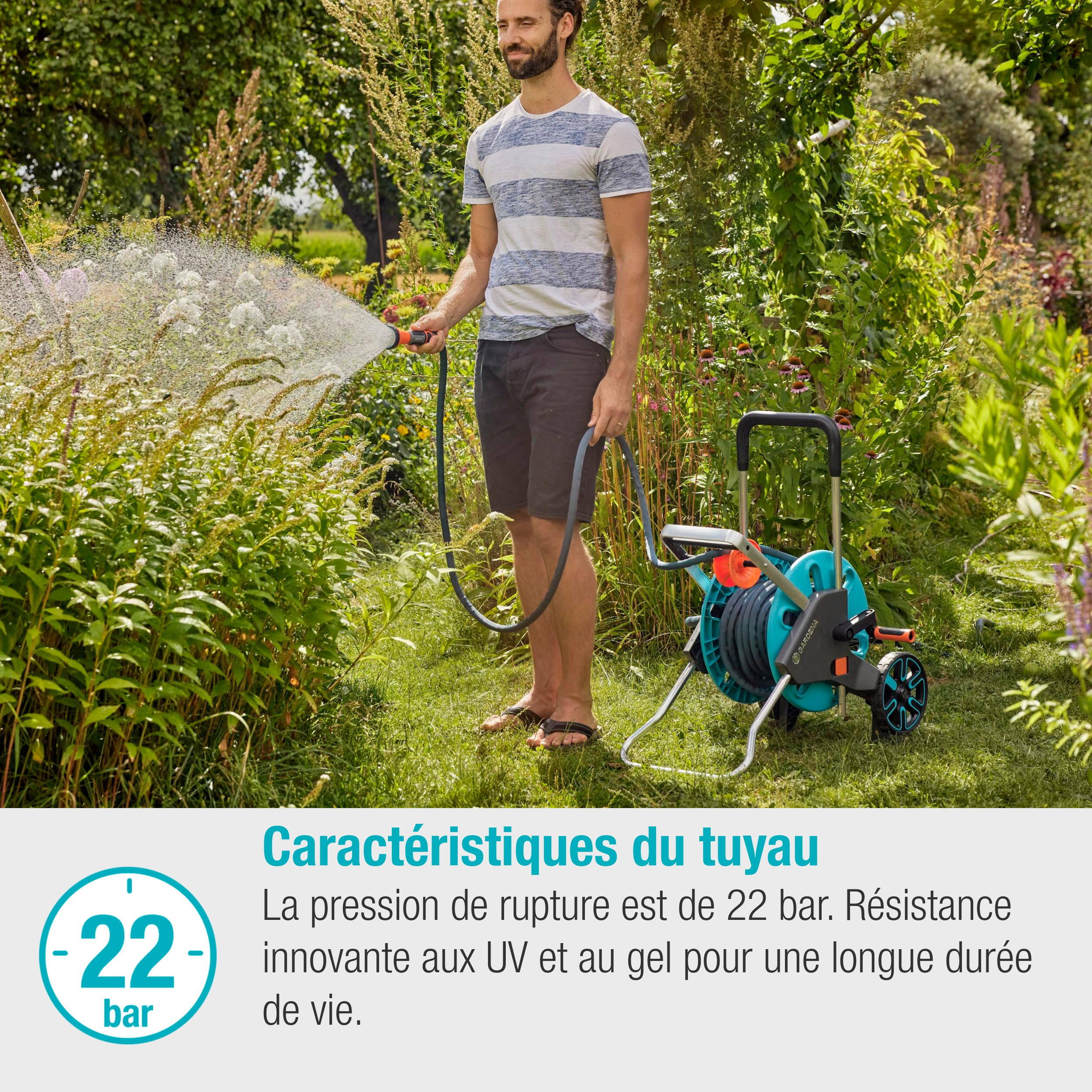 Set de flexible GARDENA Liano life L.15 m, Diam.12 mm - 4