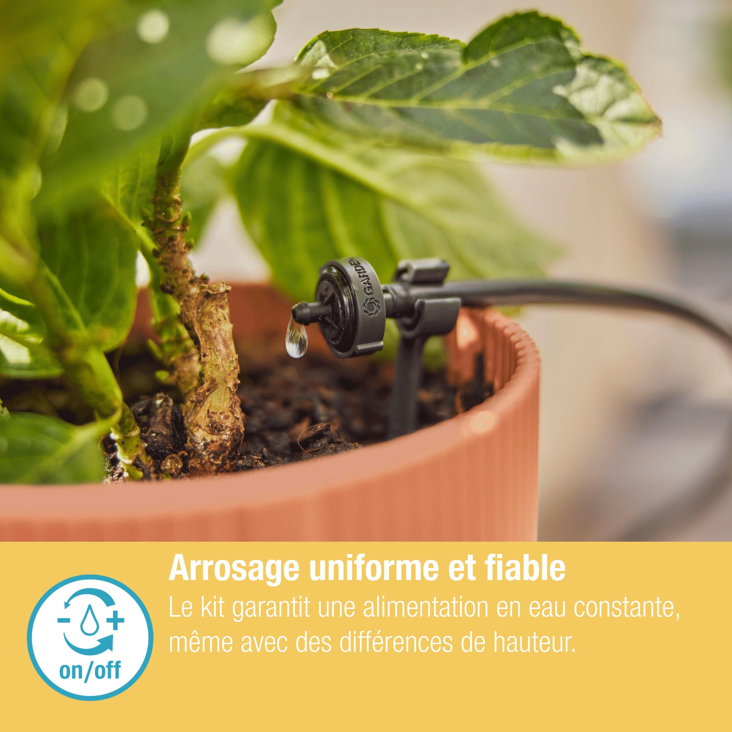 Kit d'arrosage goutte-à-goutte pour balcon -15 plantes GARDENA 13401-20 - 8