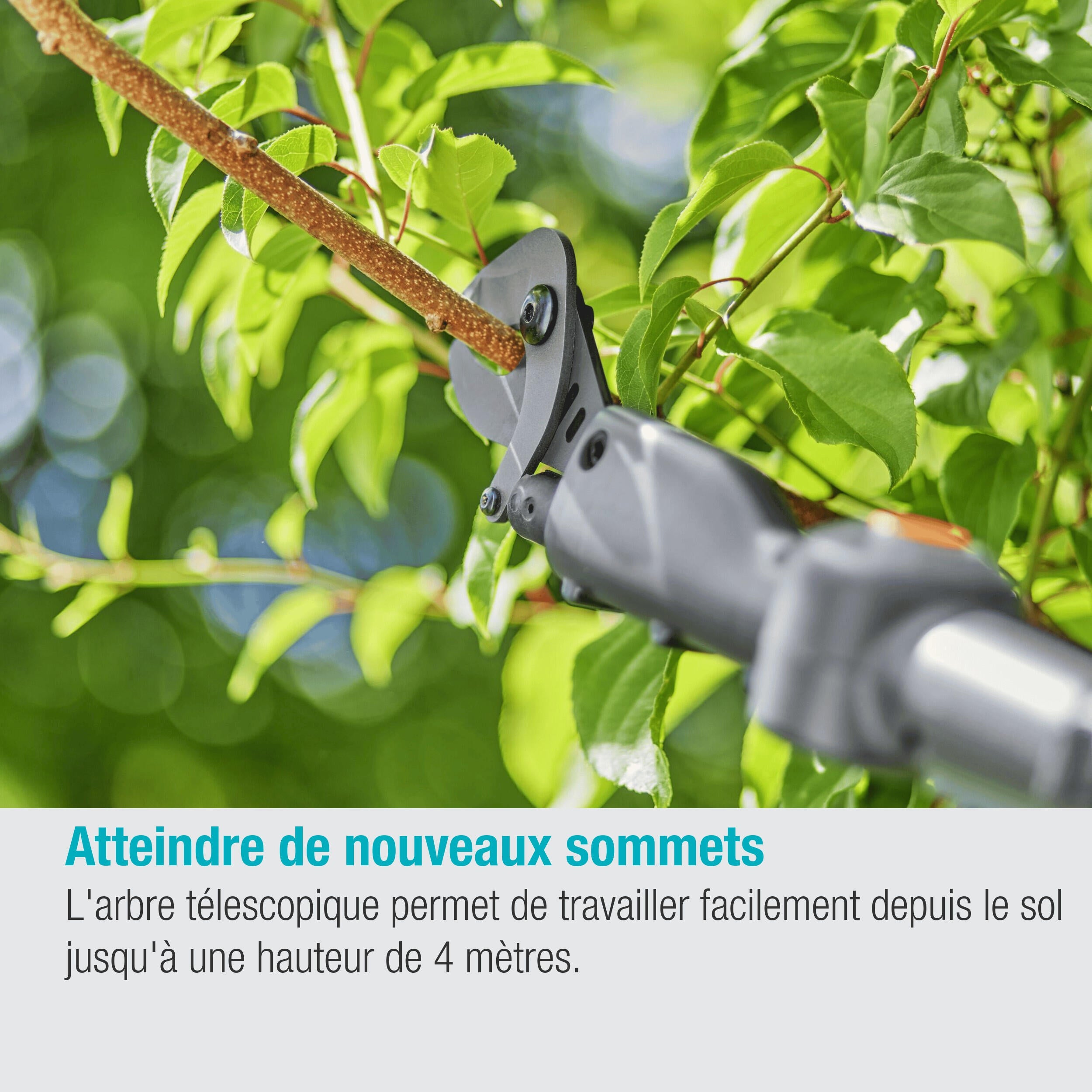 Coupe-branches HighCut GARDENA 250/18V POWER FOR ALL prêt à l'emploi 14774-20 - 8
