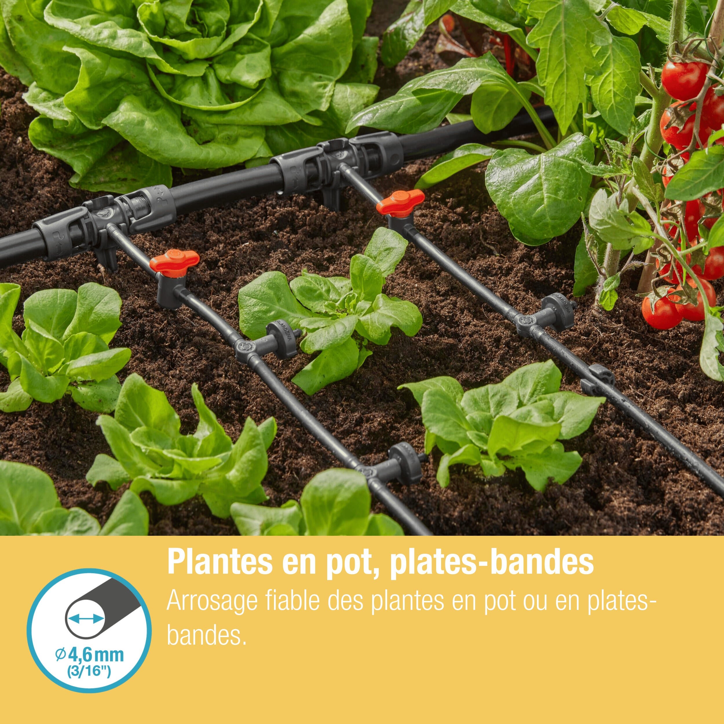 Goutteur en ligne régulateur de pression 2 l/h GARDENA 13312-20 - 6