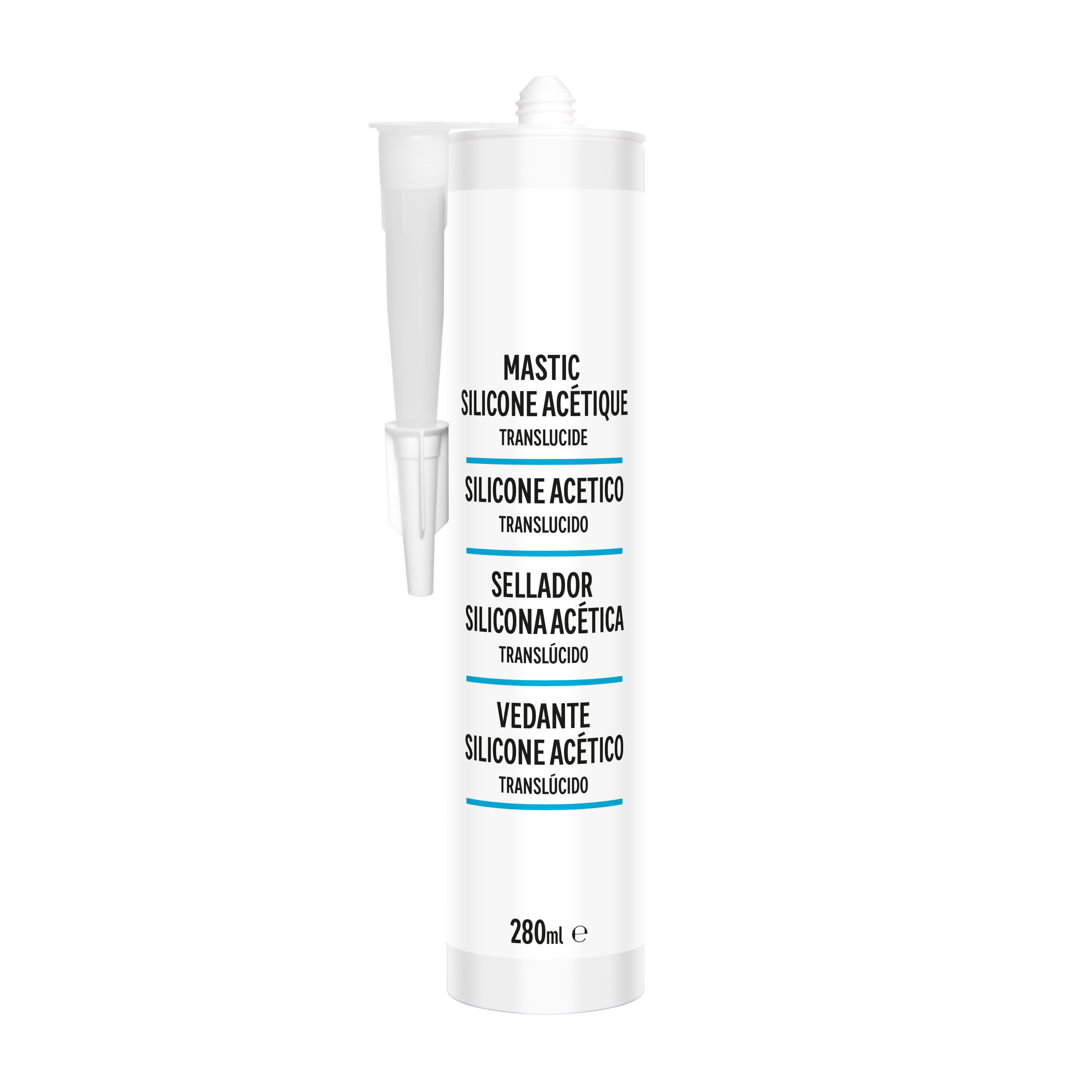 Everbuild Sigillante Silicone Trasparente Uso Generale 280 Ml – Impermeabile E Forte