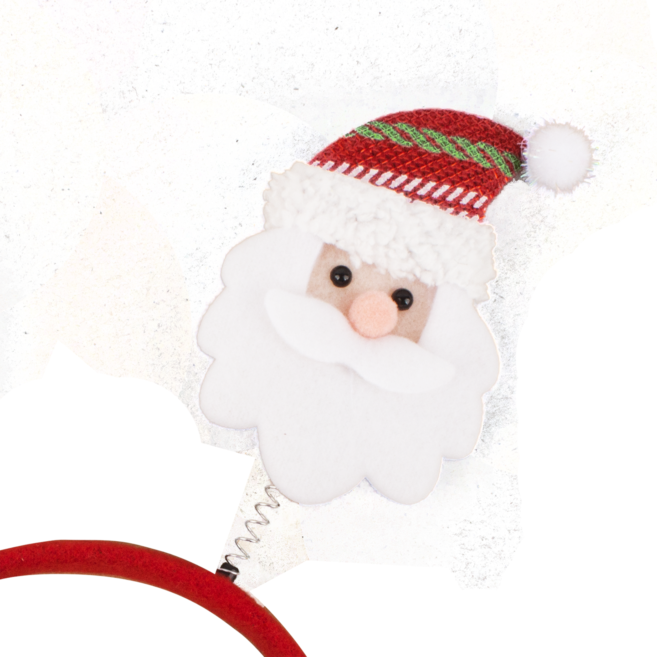 Opaska świąteczna na głowę Mikołaje - 3