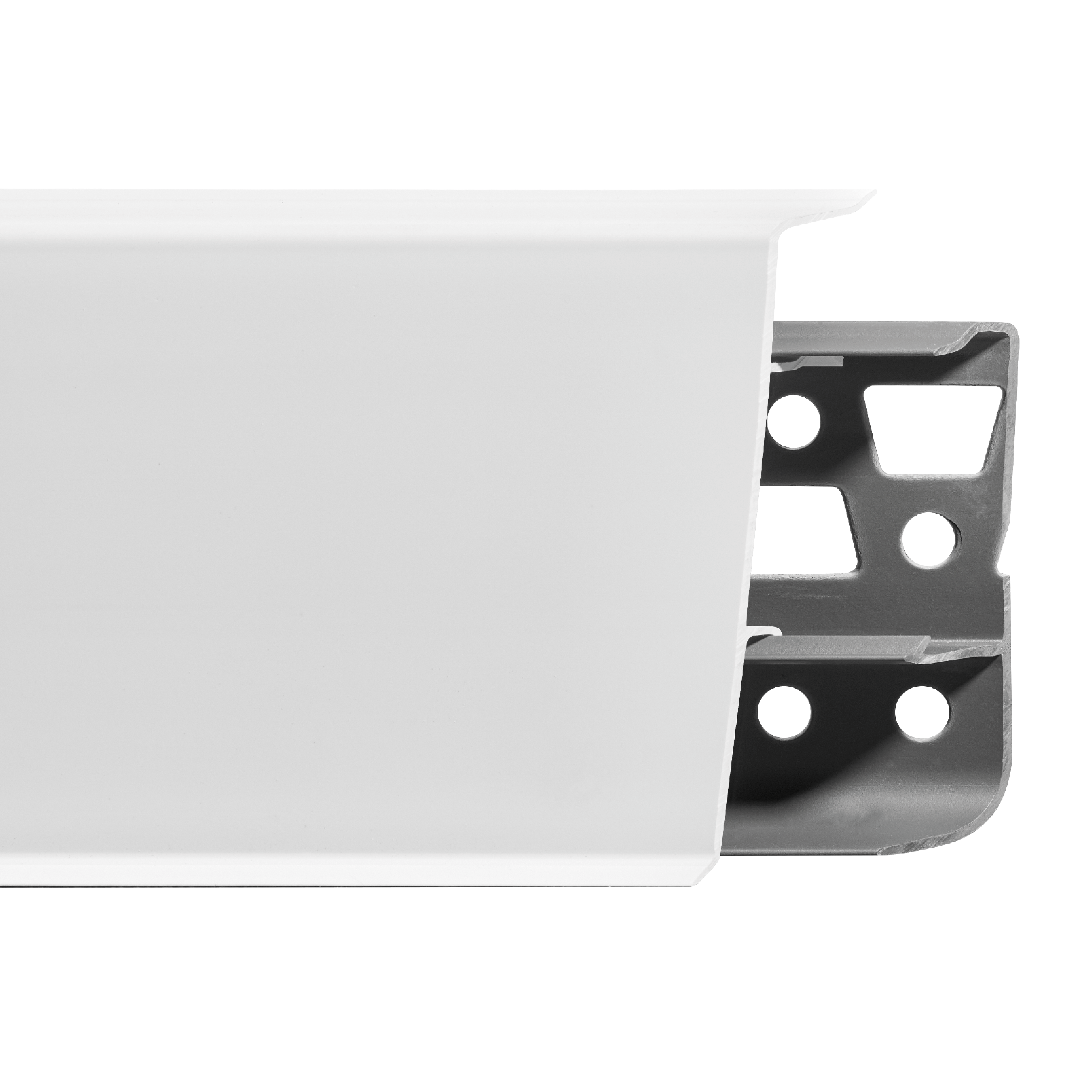 Listwa przypodłogowa PCV HI-LINE 75 mm biała Artens - 9