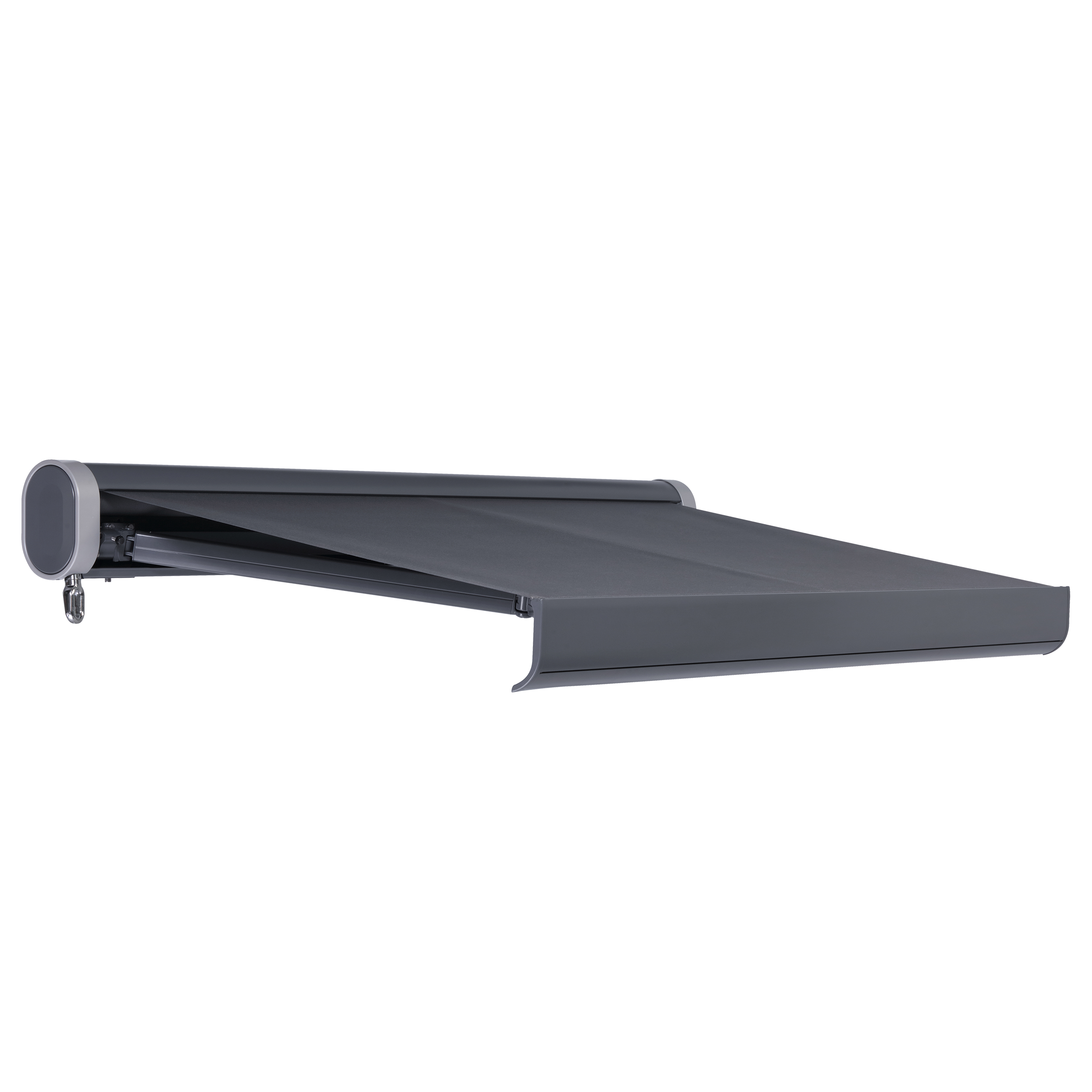 Markiza tarasowa manualna 2.95x2 metry Nori antracytowa Naterial