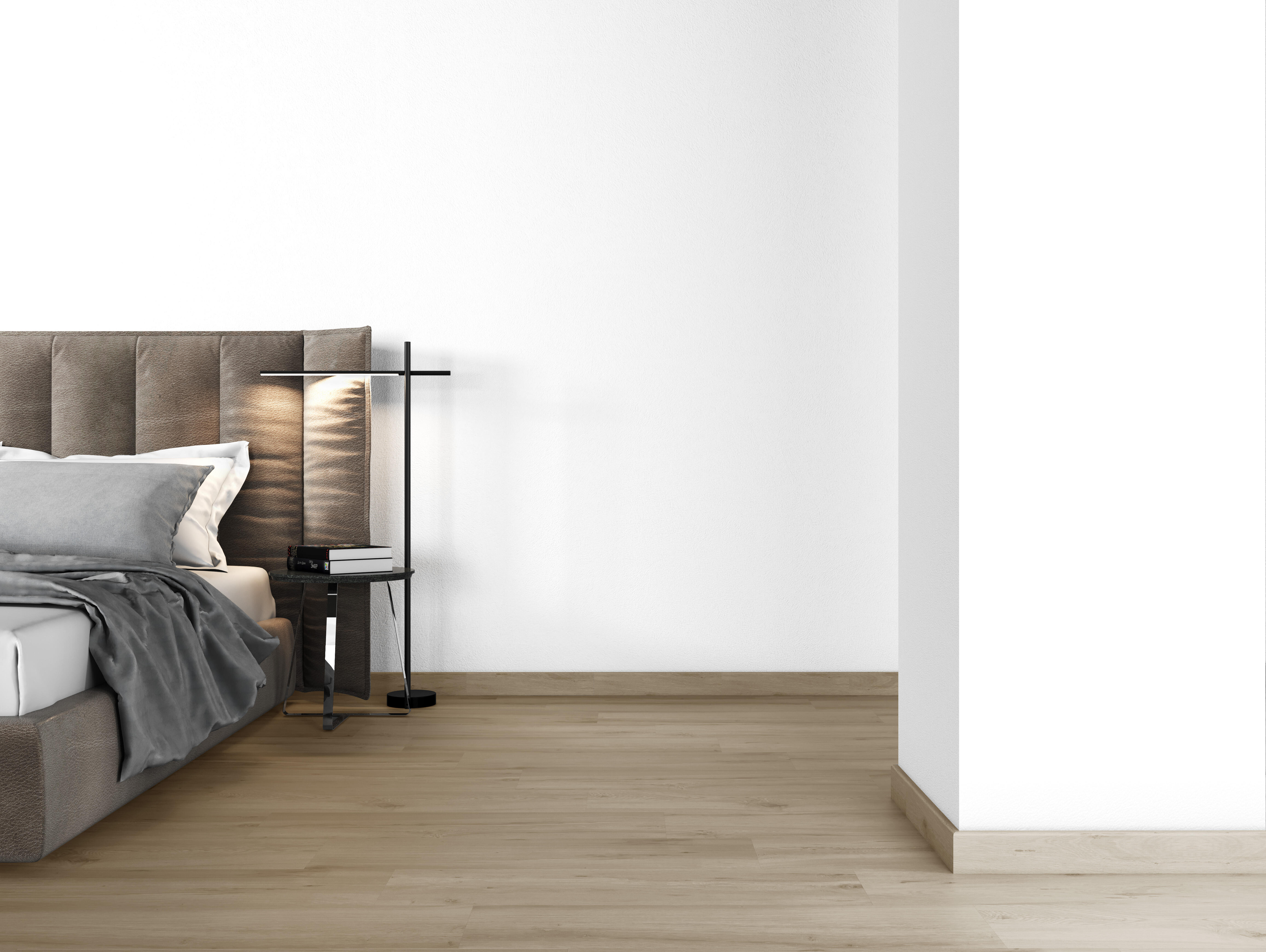 Pack de 4 Rodapiés cerámico Nordic 45x8 cm madera noce ARTENS - 4