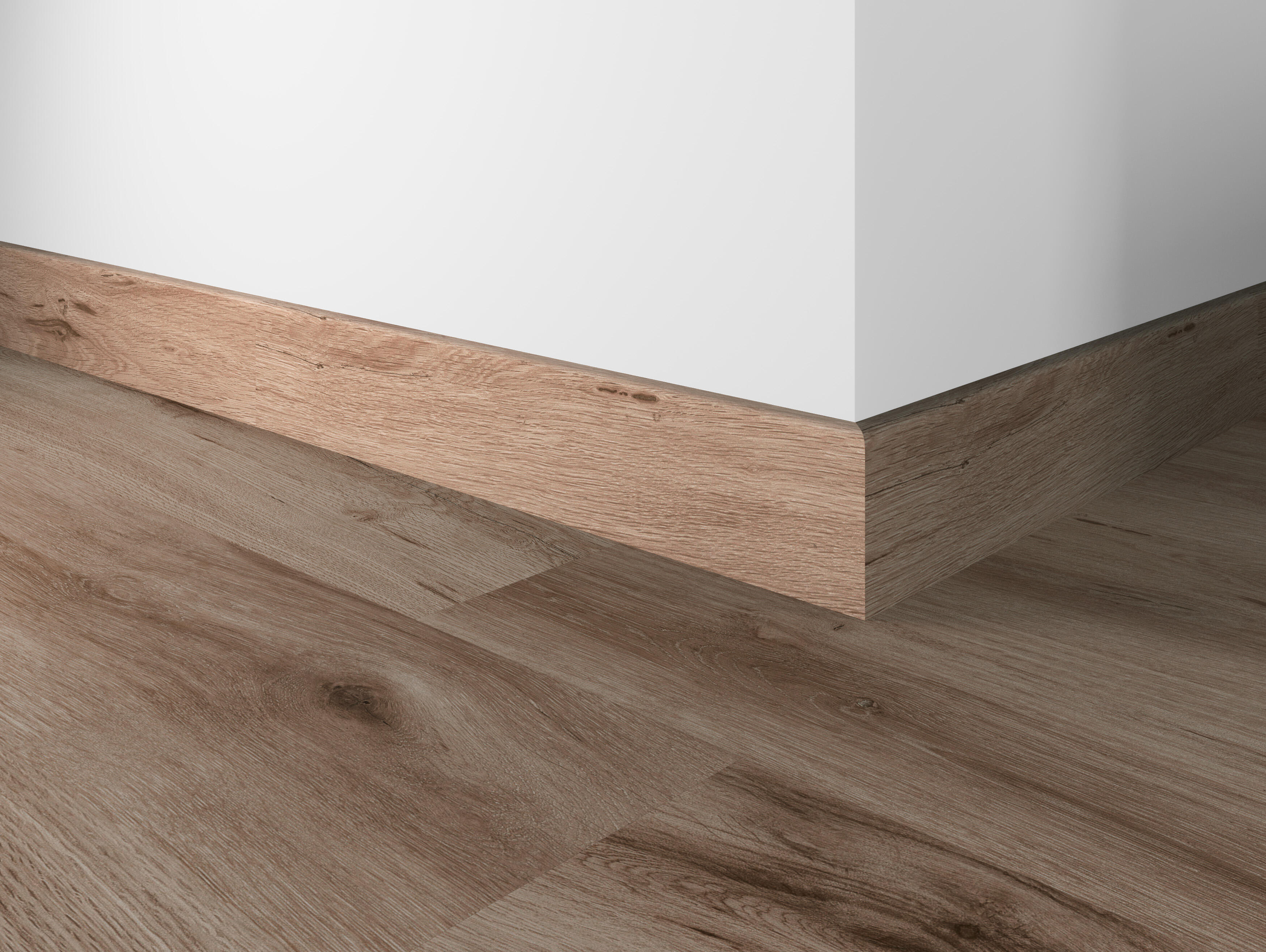 Pack de 4 Rodapiés cerámico Nordic 45x8 cm madera nogal ARTENS - 3