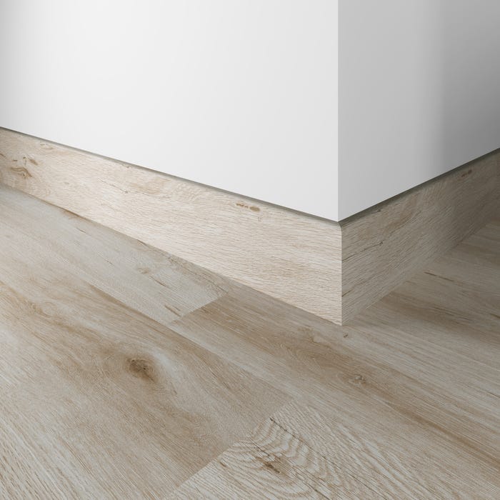 Pack de 4 Rodapiés cerámico Nordic 45x8 cm madera haya ARTENS