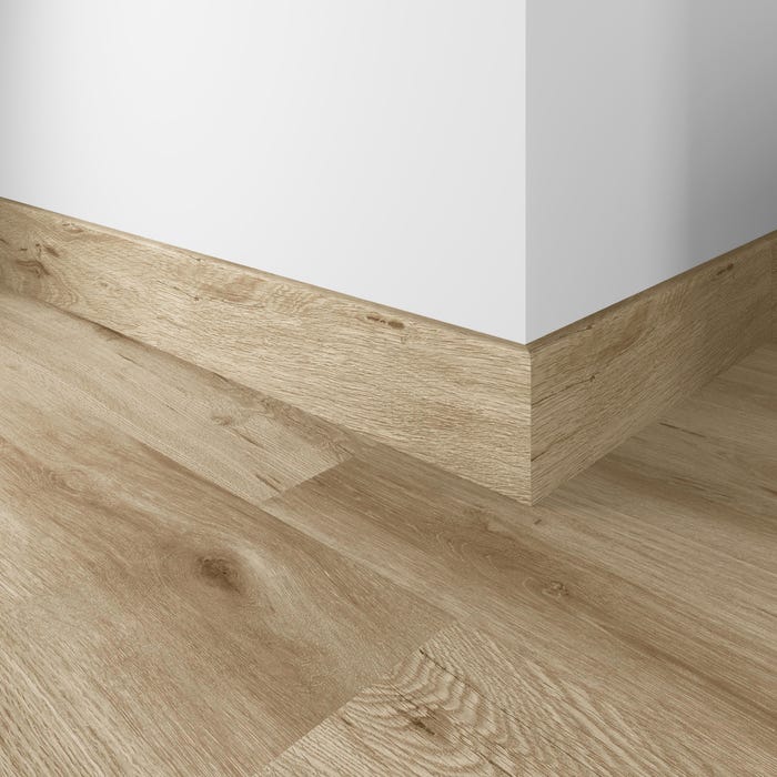 Pack de 4 Rodapiés cerámico Nordic 45x8 cm madera noce ARTENS