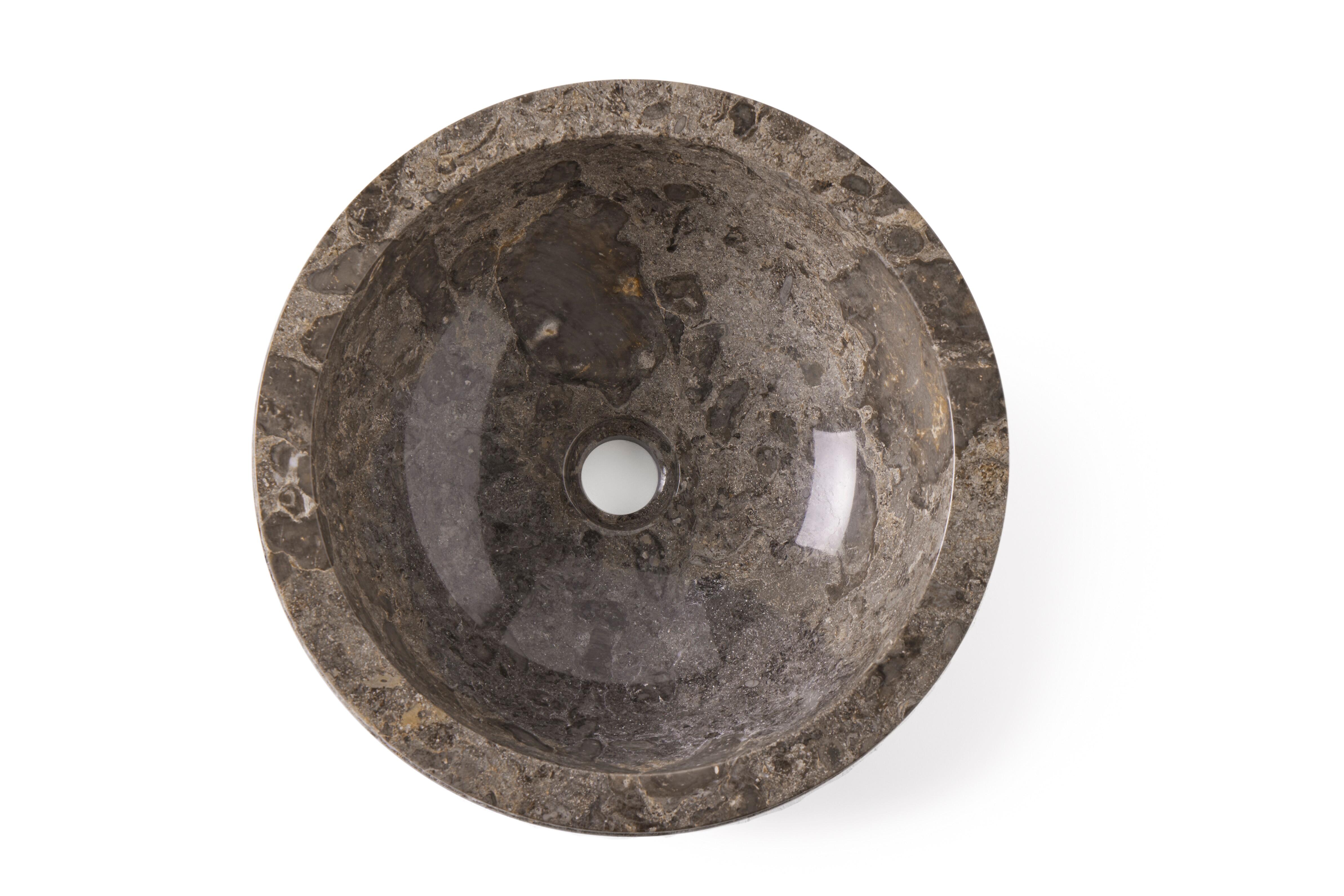 Lavabo de sobreponer horta gris oscuro 40x15x40 cm