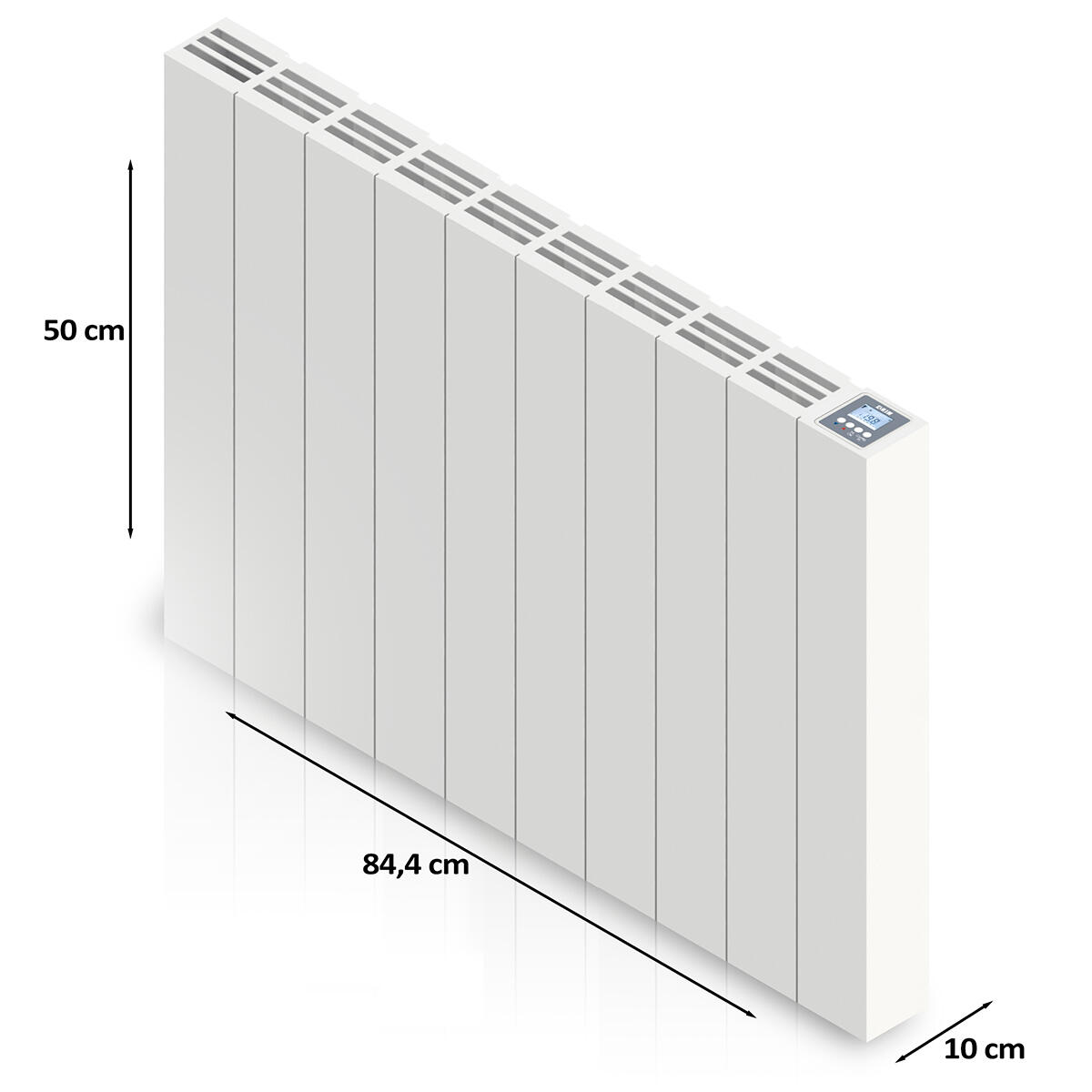 Radiateur électrique connecté à inertie sèche 2000 W HJM AVA H WIFI - 4