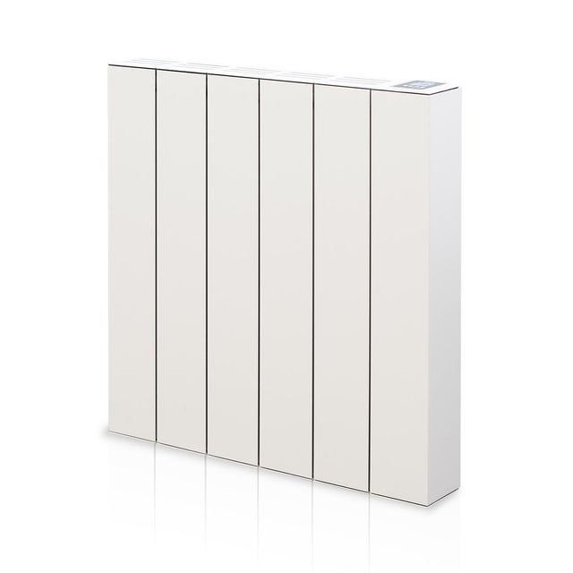 Radiateur électrique connecté à inertie sèche AVA 1000W HJM horizontal blanc