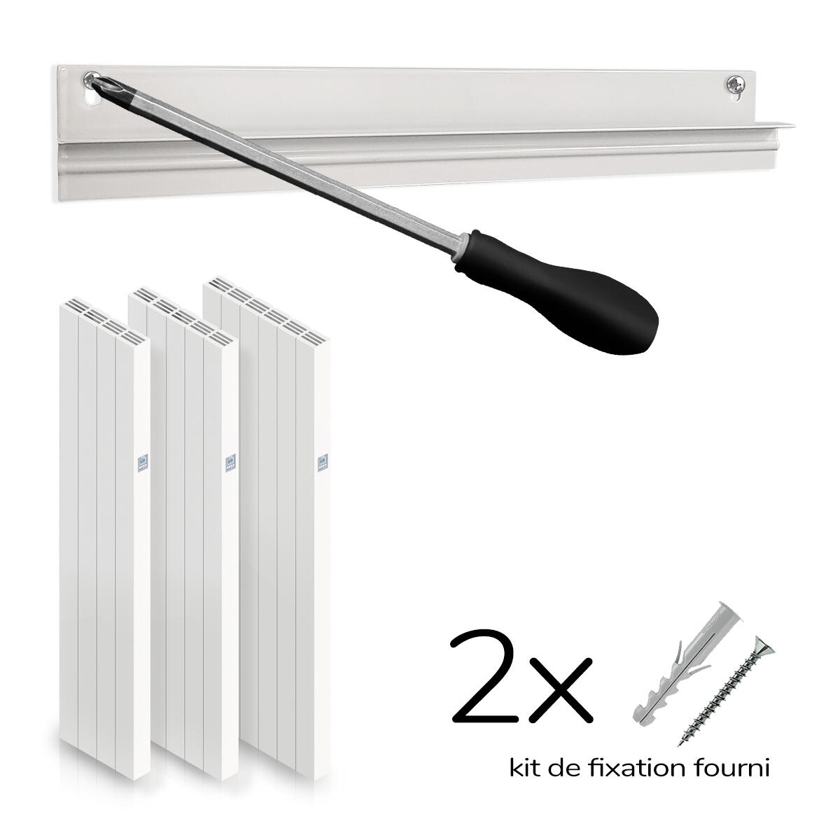 Radiateur électrique connecté à inertie sèche 1500 W HJM AVA V WIFI - 11