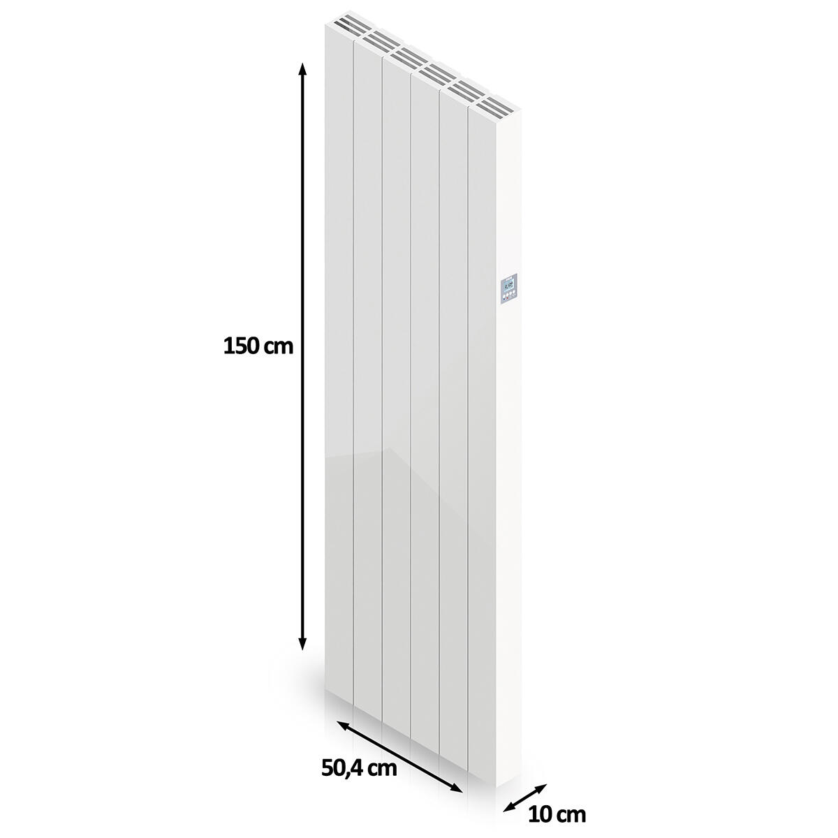 Radiateur électrique connecté à inertie sèche 2000 W HJM AVA V WIFI - 3
