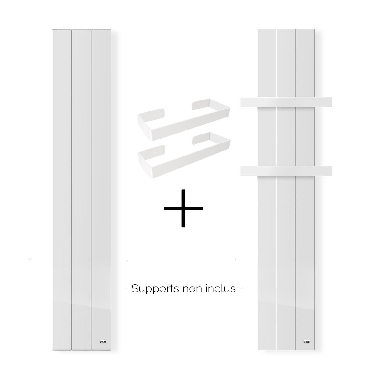 Radiateur/Sèche-serviettes électrique connecté à inertie sèche 1000 W HJM IXORA - 6