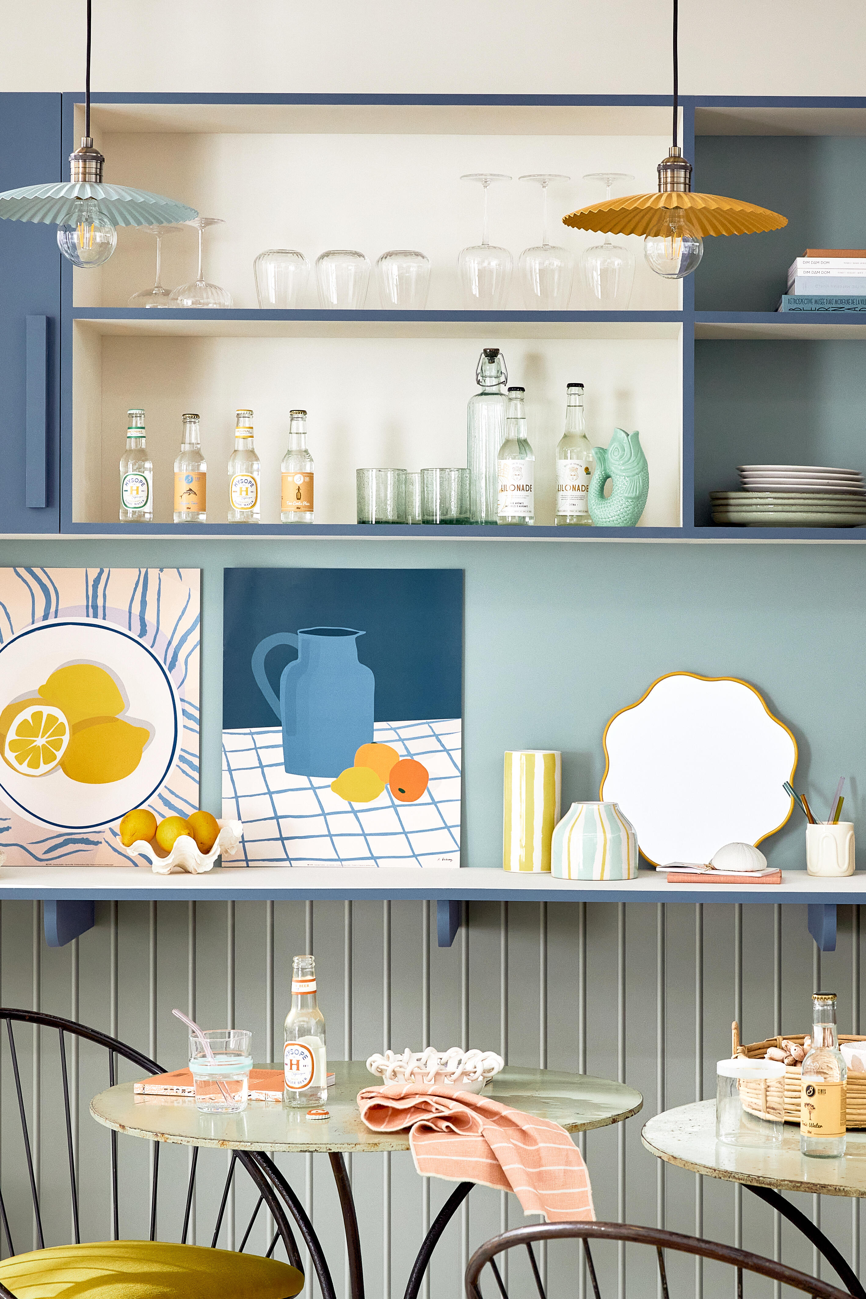 Suspension Kapisi fer, orange, Diam.30 cm INSPIRE, E27 - 6