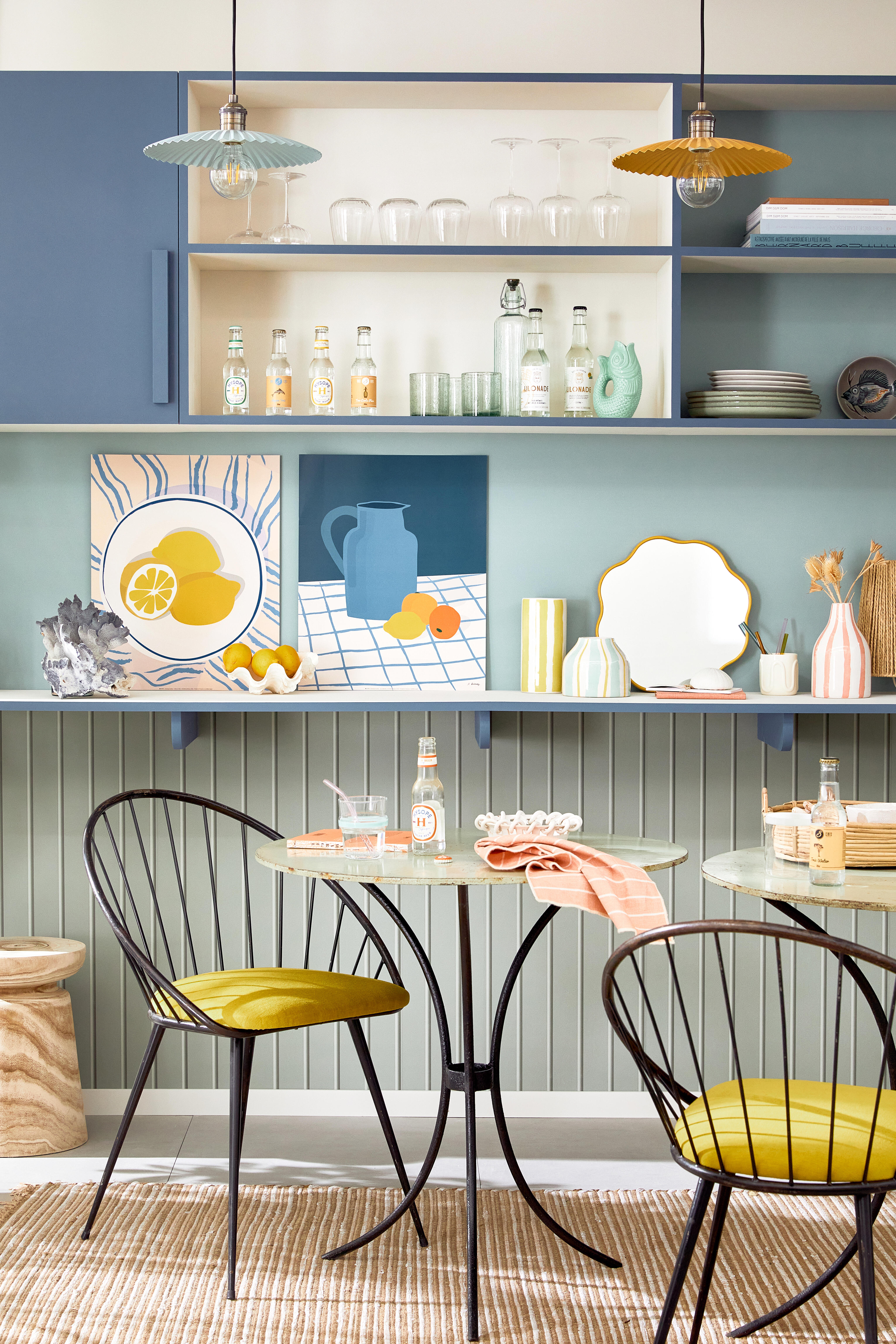 Suspension Kapisi fer, orange, Diam.30 cm INSPIRE, E27 - 5