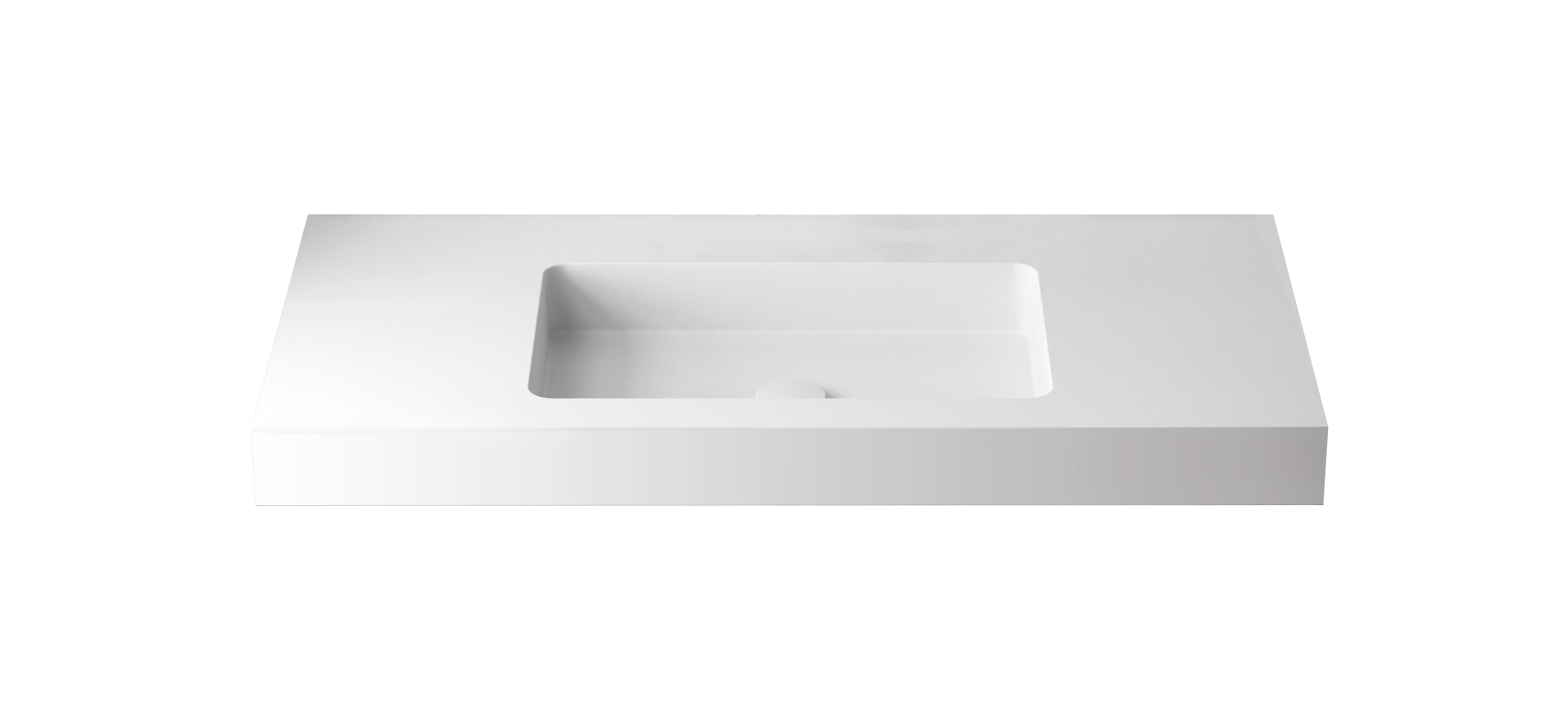 Lavabo suspendido iceberg blanco 120xx46 cm